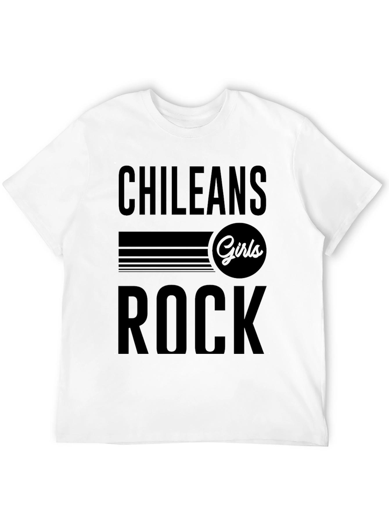 Chileans Girls Rock T-Shirt - Black Graphic Tee