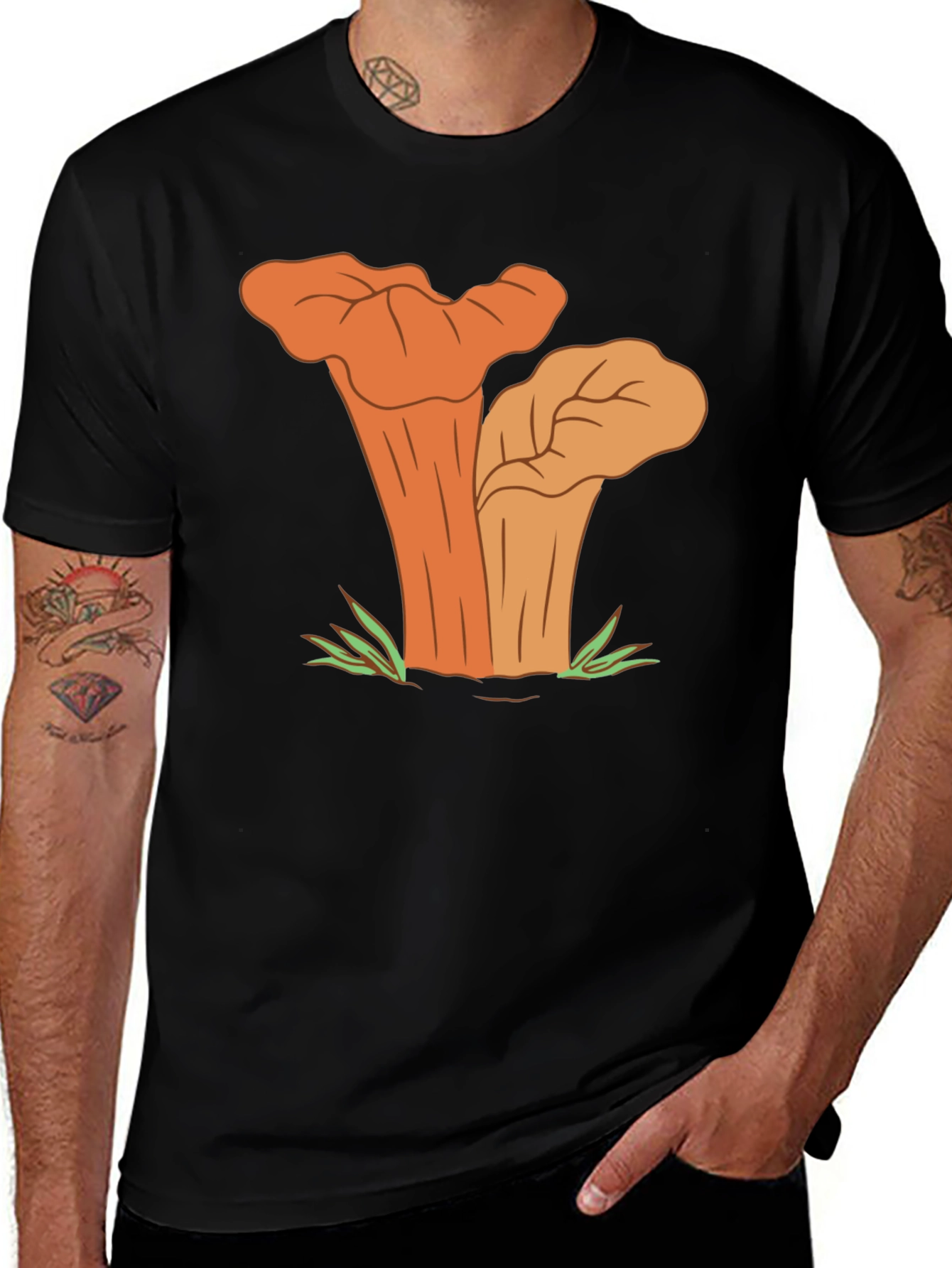 Mushroom Graphic Tee - Funky Fungi Design