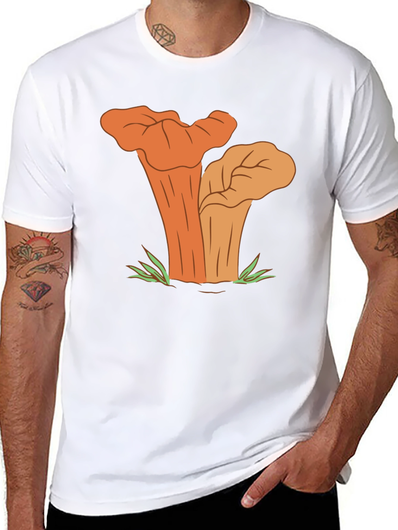Mushroom Graphic Tee - Funky Fungi Design