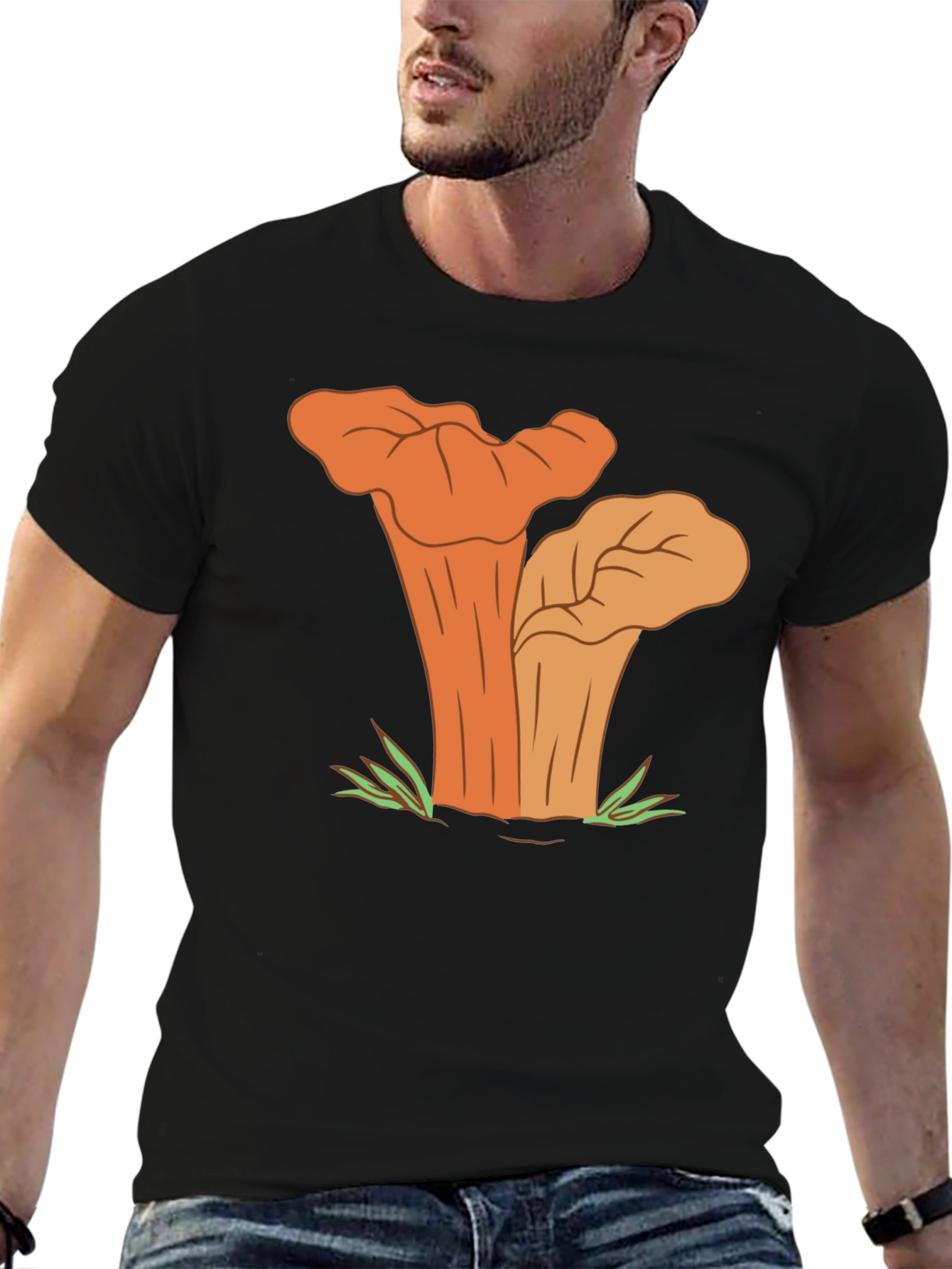 Mushroom Graphic Tee - Funky Fungi Design