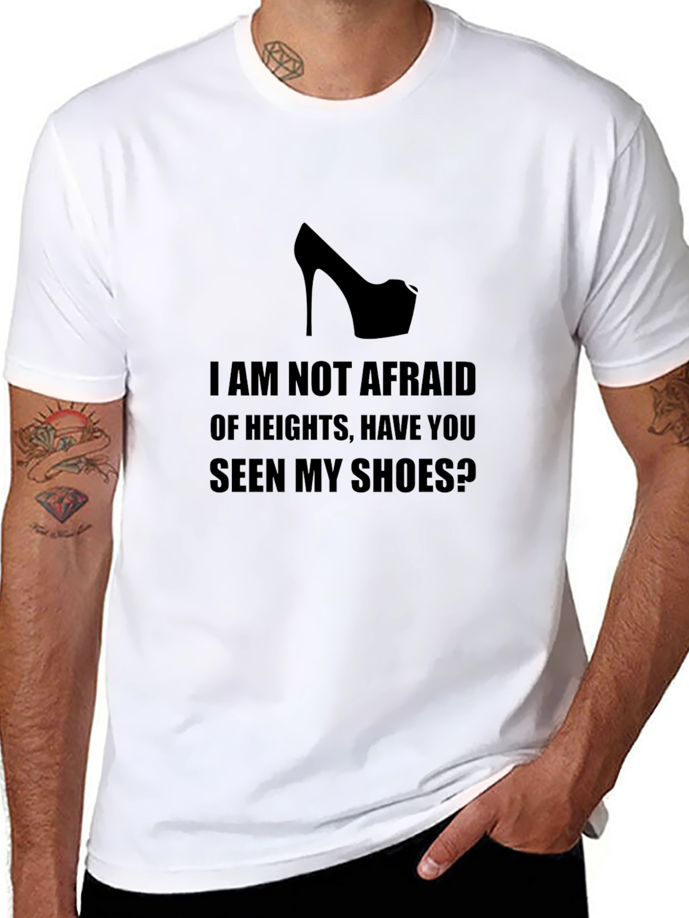 Fearless Fashion Tee: High Heel Shoe Graphic