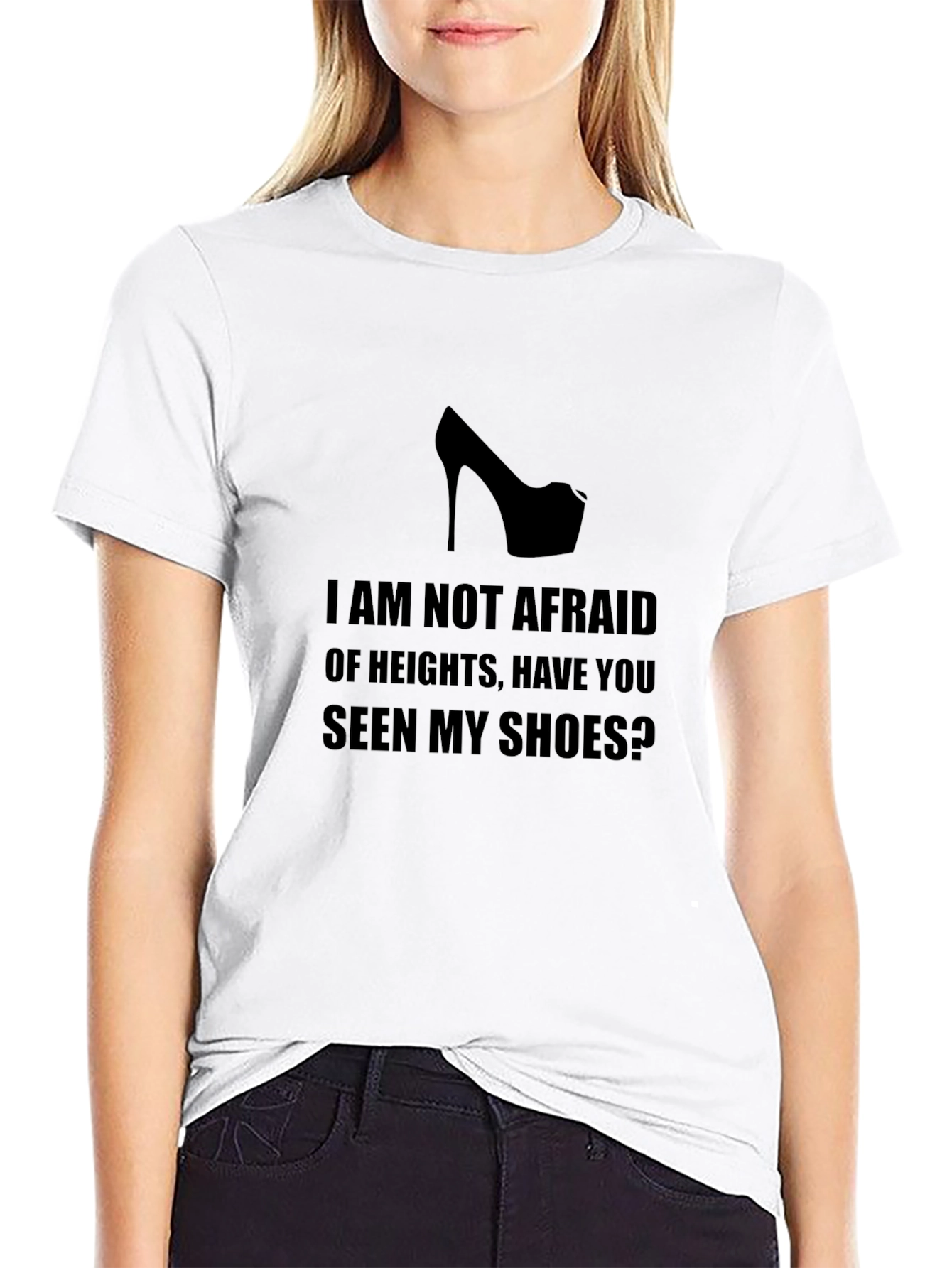 Fearless Fashion Tee: High Heel Shoe Graphic
