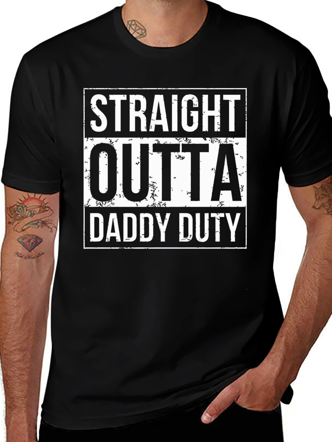 Straight Outta Daddy Duty T-Shirt