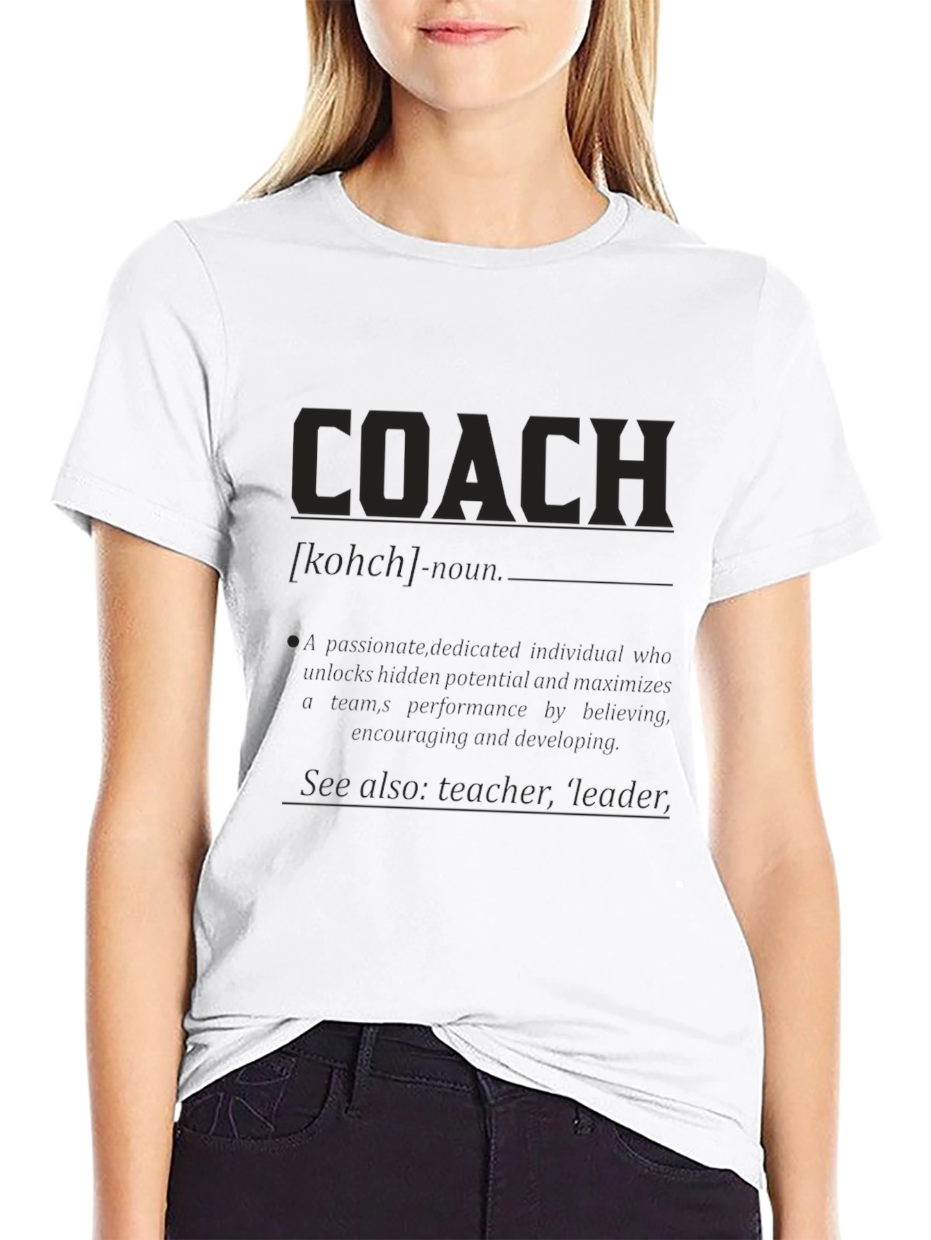 Coach Definition T-Shirt - Gift for Coaches