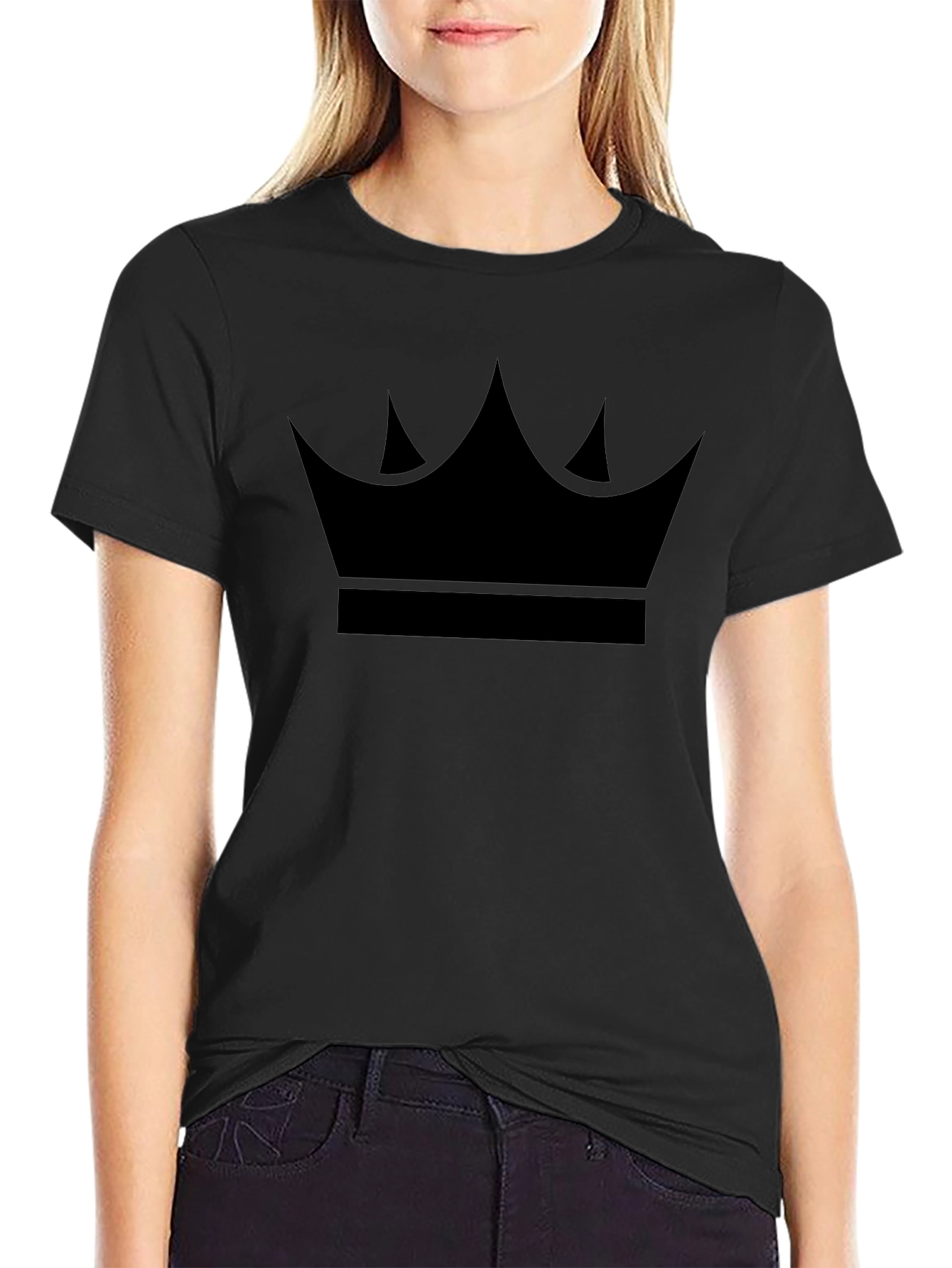 King Crown Graphic Black T-Shirt