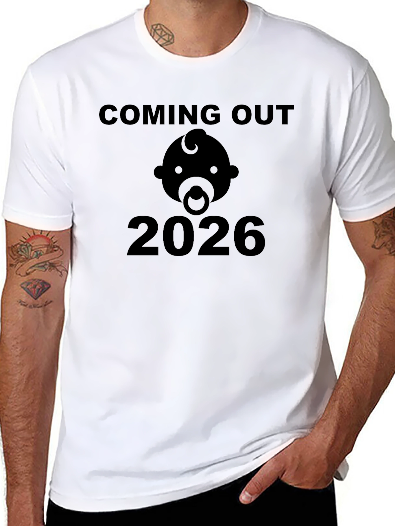 Coming Out 2026 Black T-Shirt