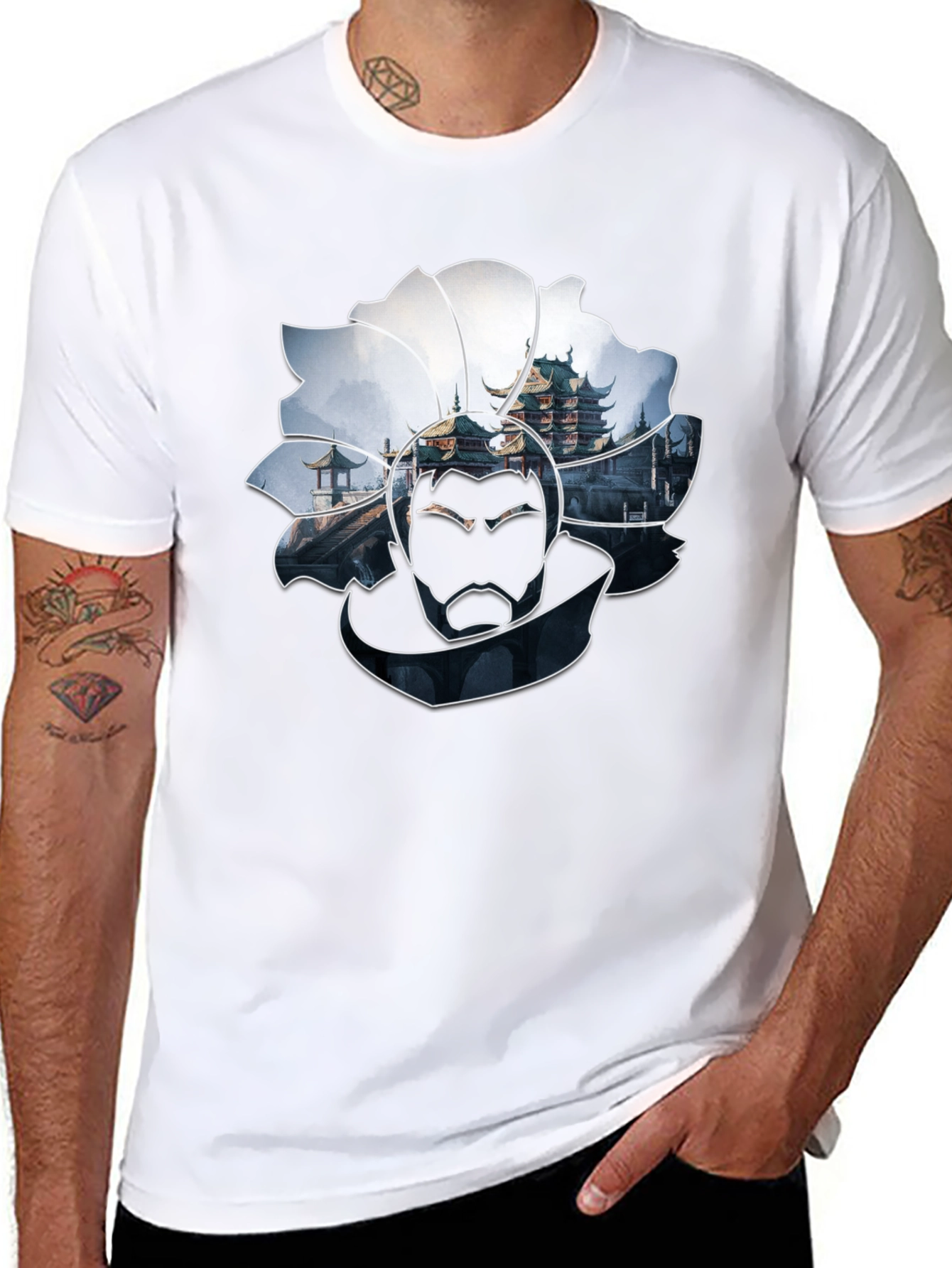 Lotus Dragon Palace Graphic Tee