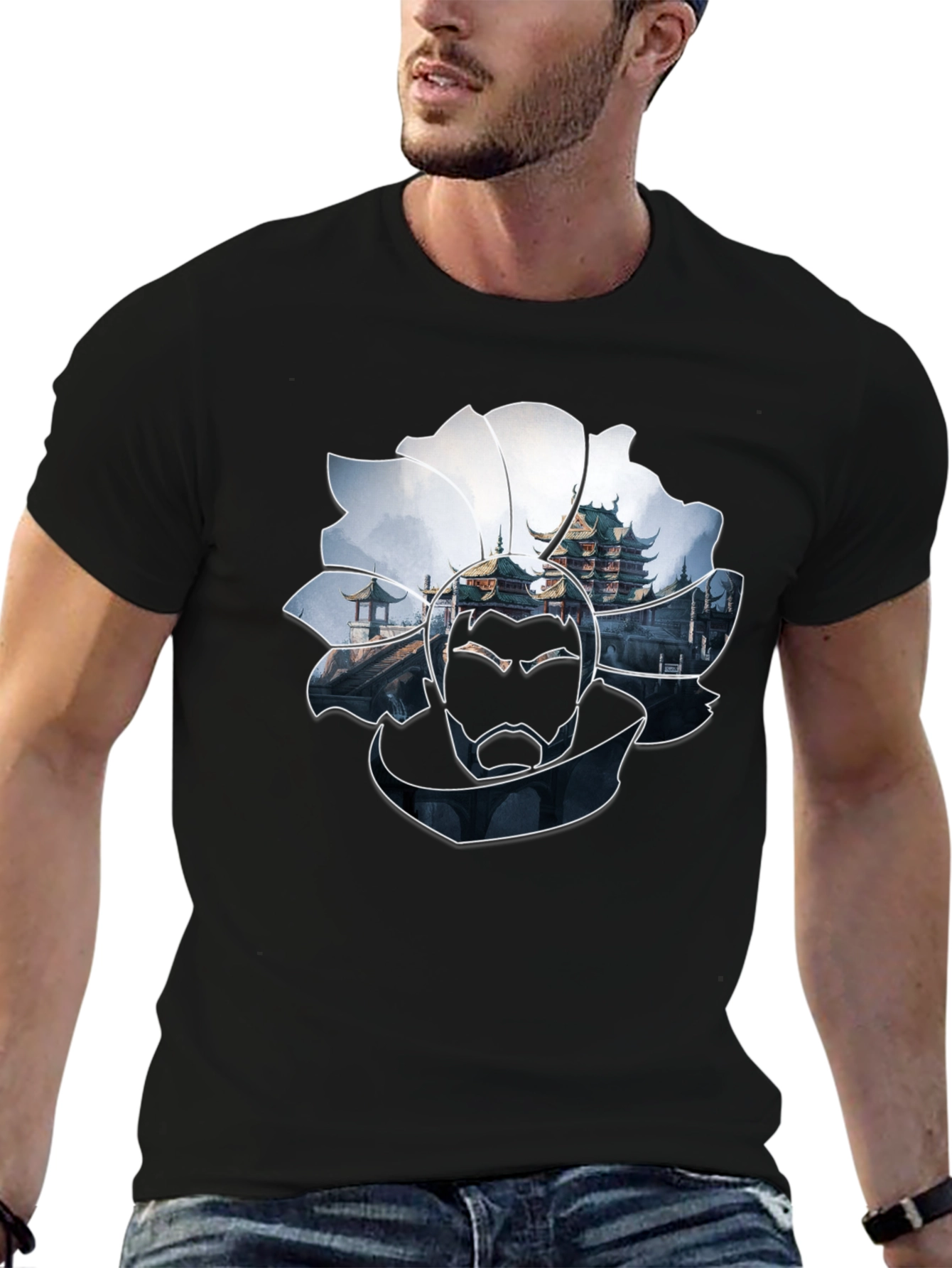 Lotus Dragon Palace Graphic Tee