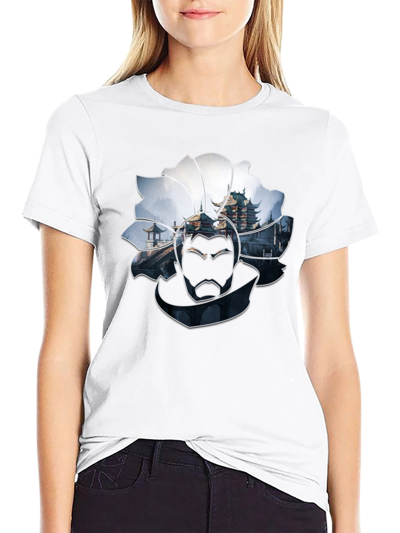 Lotus Dragon Palace Graphic Tee