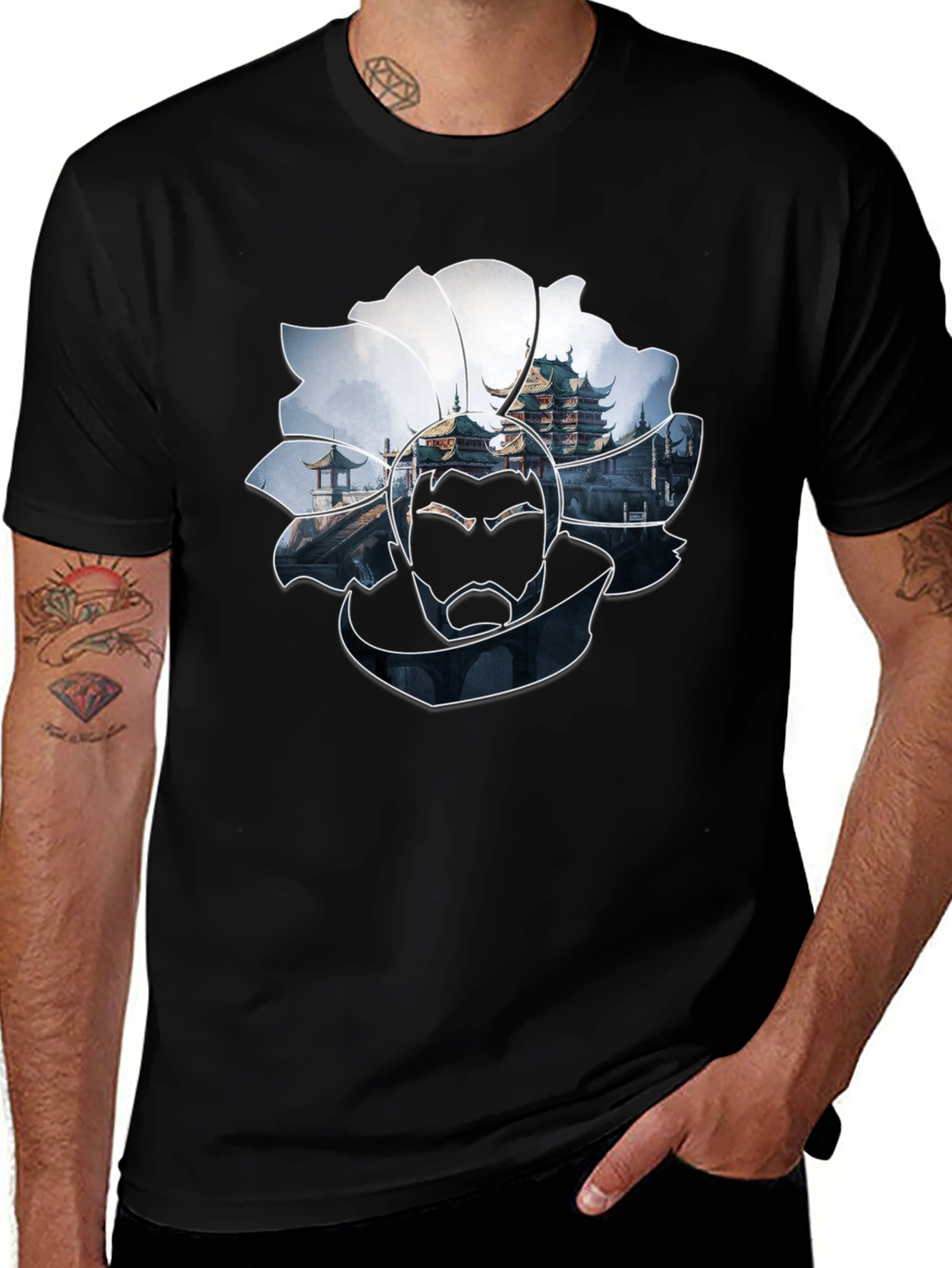 Lotus Dragon Palace Graphic Tee