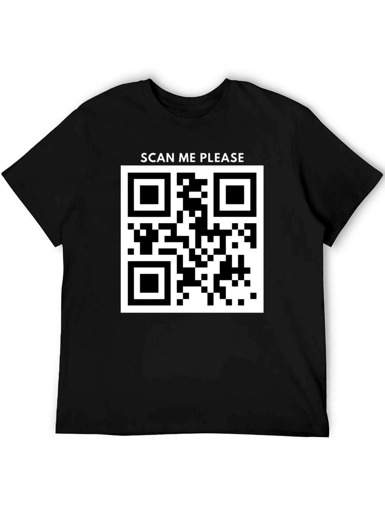 Scan Me Please QR Code T-Shirt