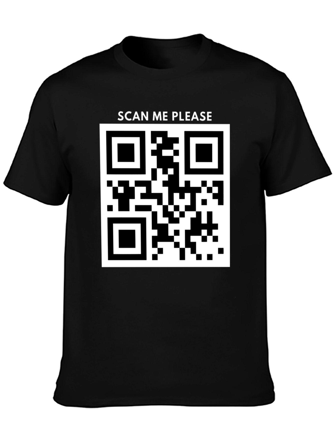 Scan Me Please QR Code T-Shirt