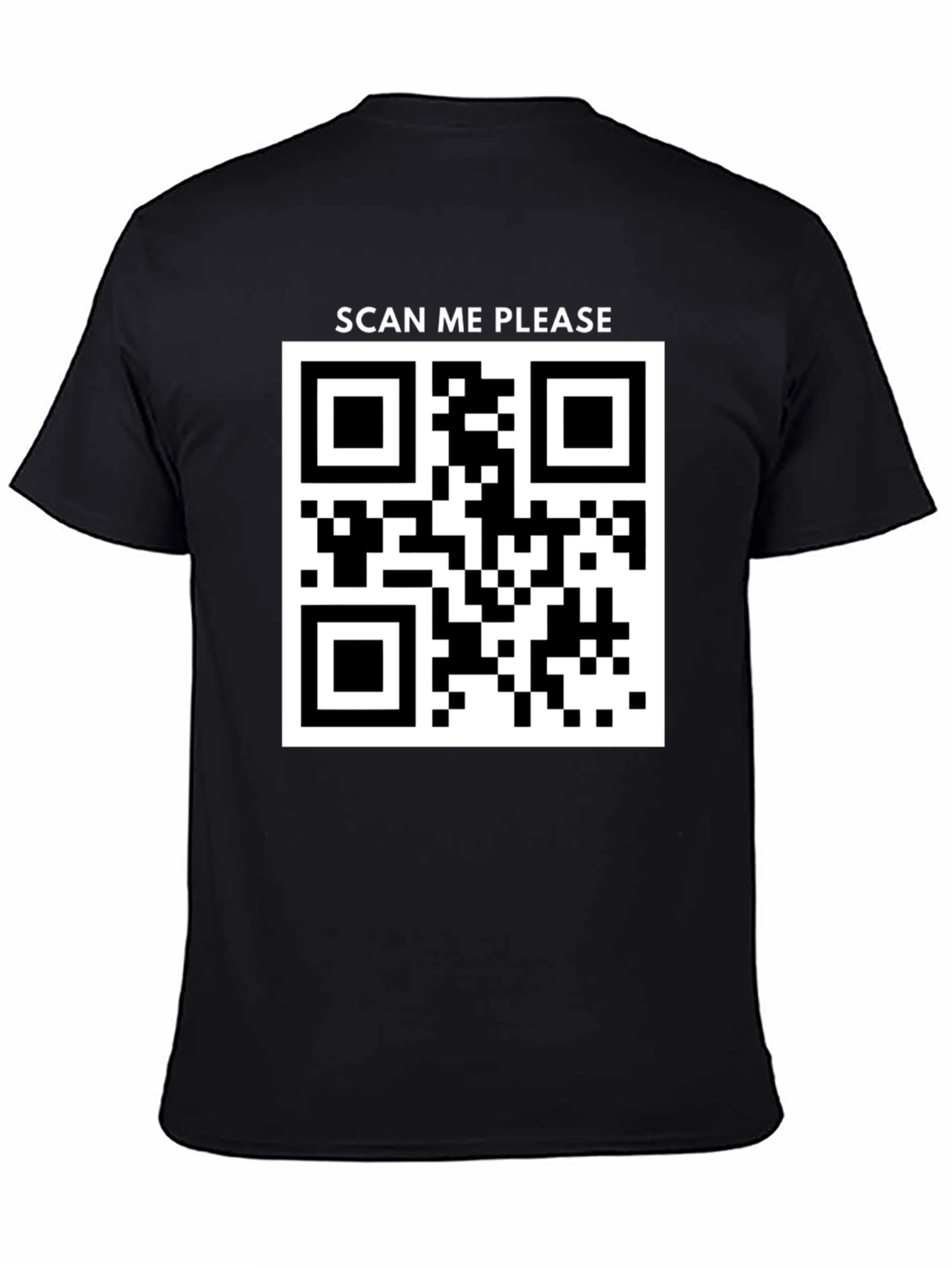 Scan Me Please QR Code T-Shirt