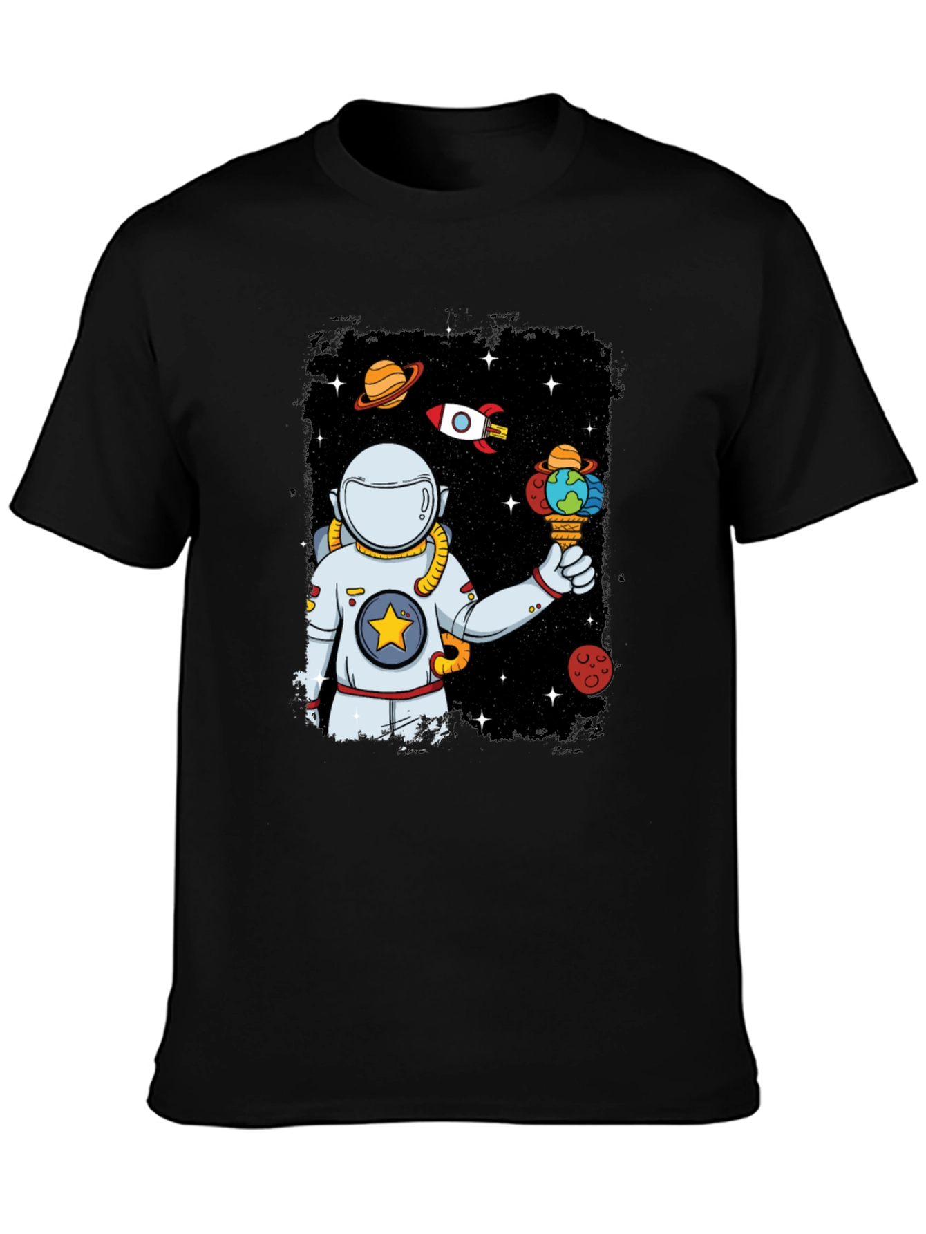 Space Ice Cream T-Shirt - Astronaut Universe Tee