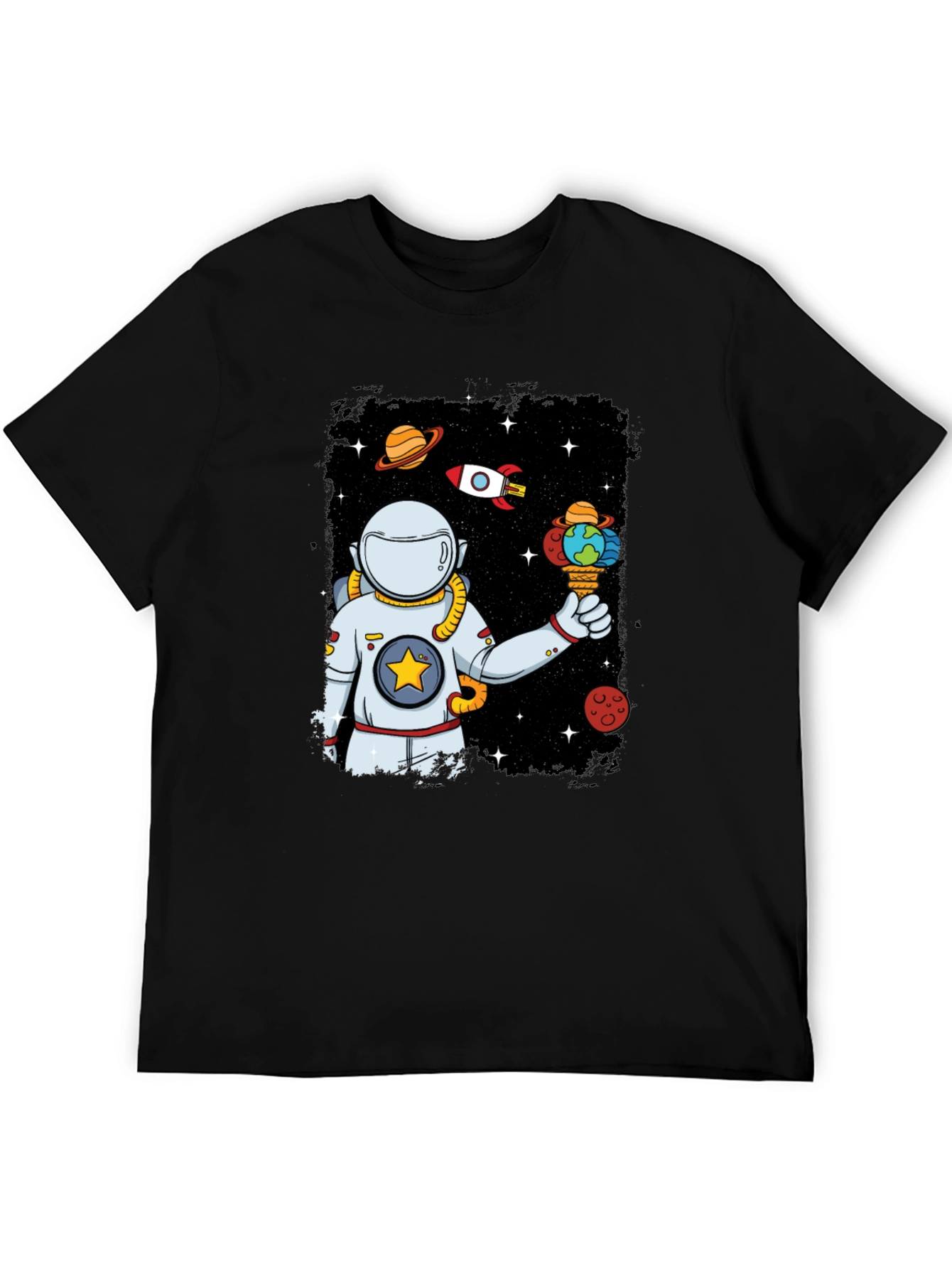 Space Ice Cream T-Shirt - Astronaut Universe Tee