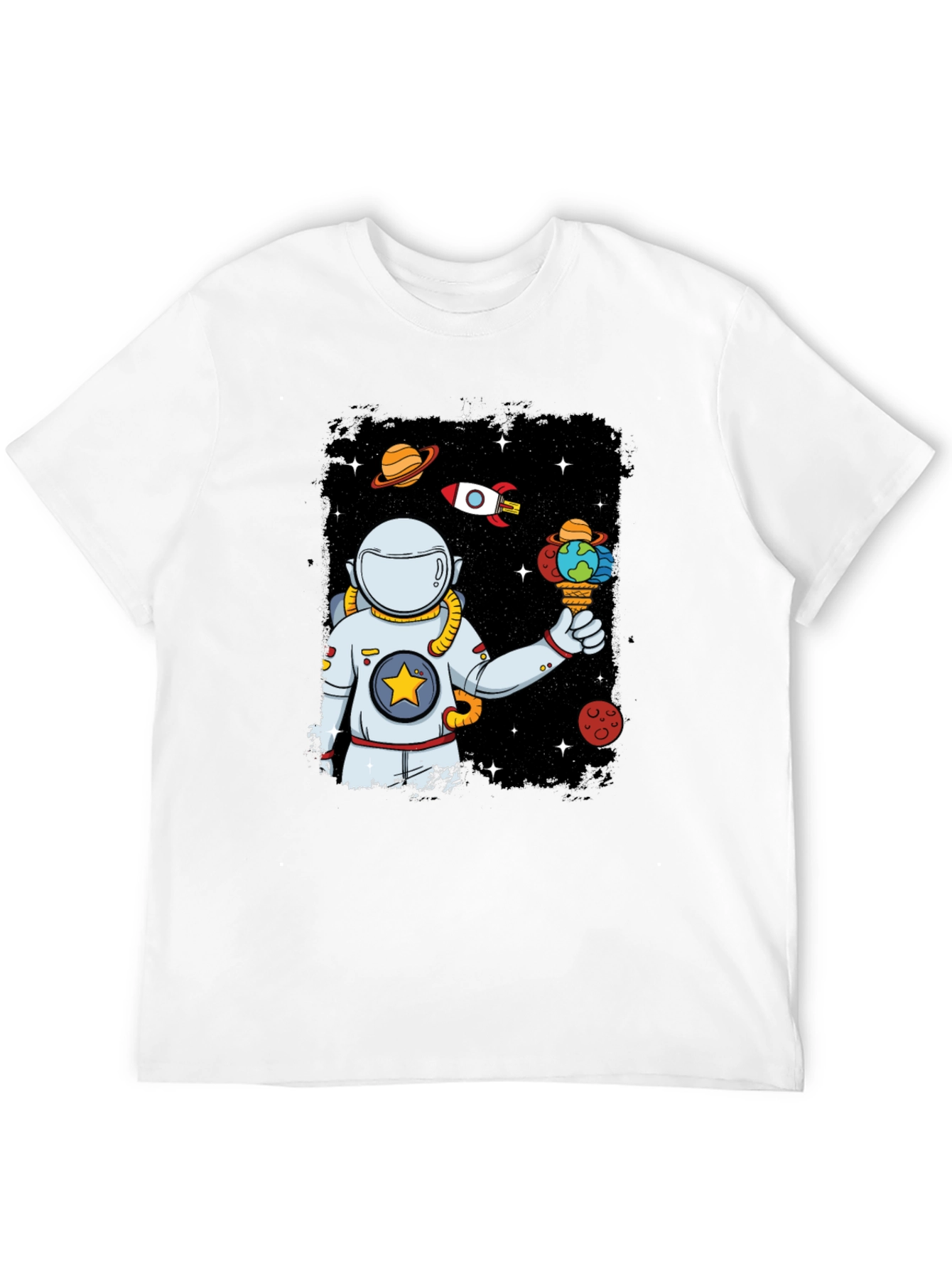 Space Ice Cream T-Shirt - Astronaut Universe Tee