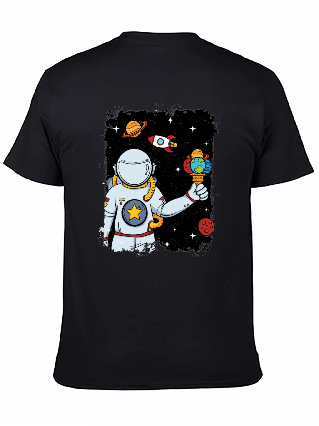 Space Ice Cream T-Shirt - Astronaut Universe Tee