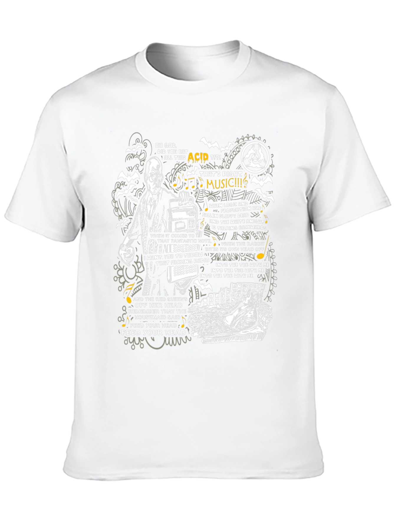 Acid Music T-Shirt - Feed Your Head Graphic Tee