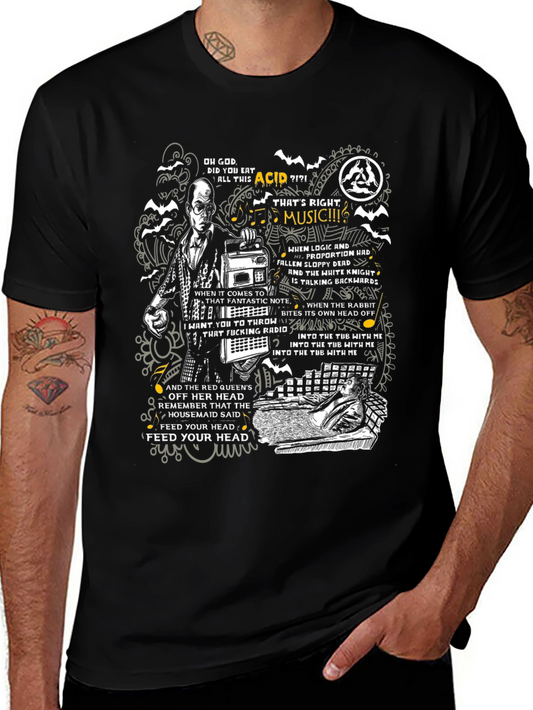 Acid Music T-Shirt - Feed Your Head Graphic Tee