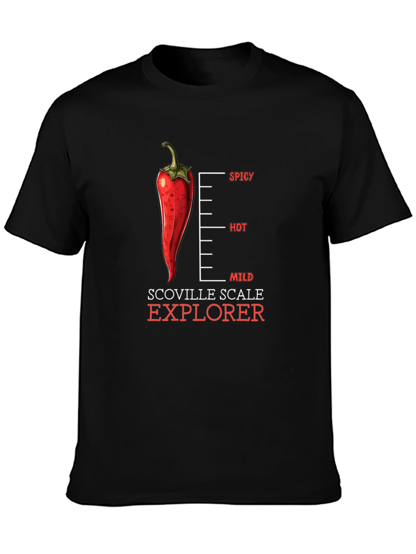 Spicy Scoville Scale Explorer Graphic Tee