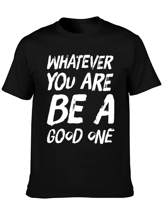 Be A Good One Black Graphic Tee