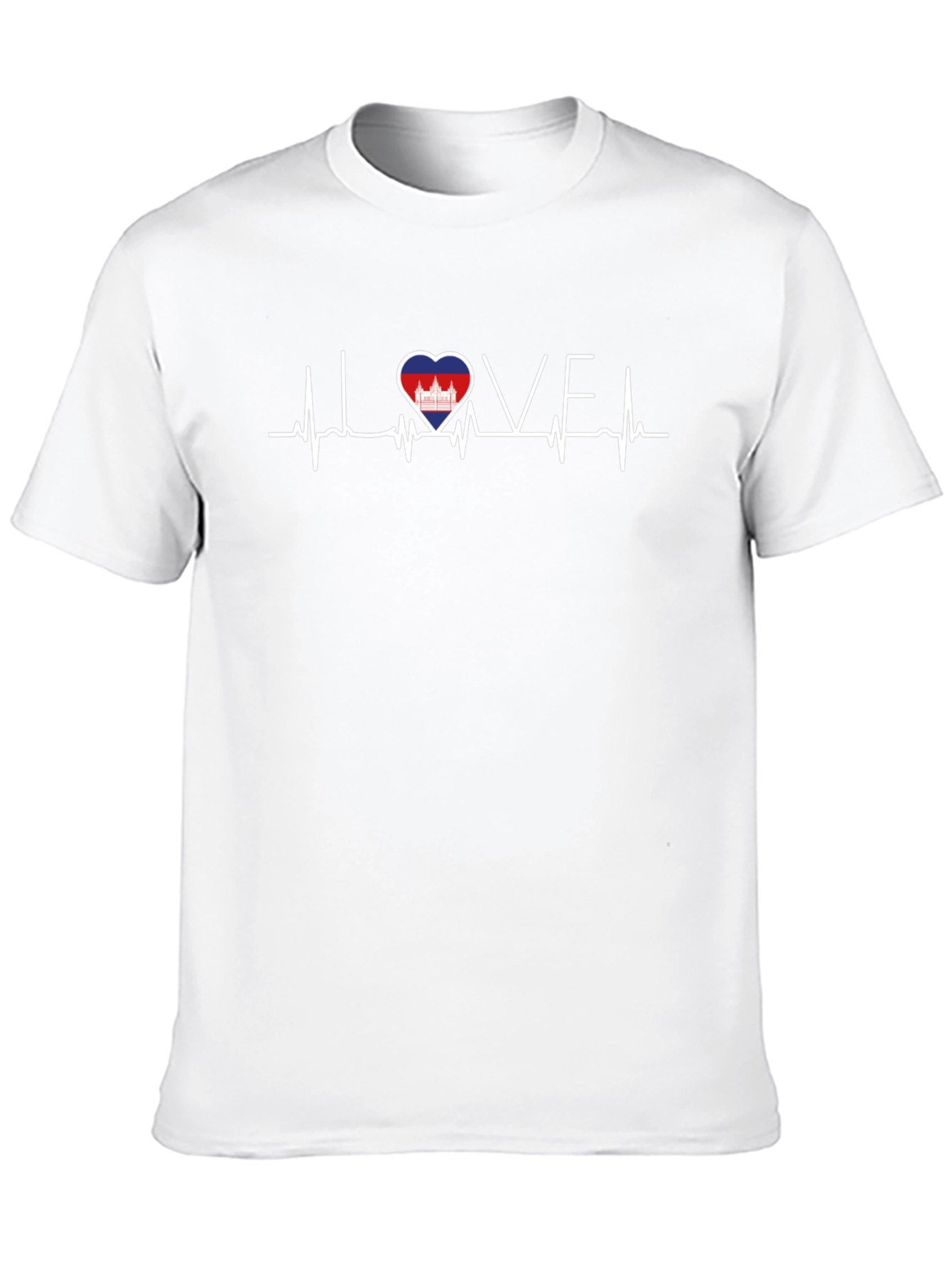 Cambodia Heartbeat Love T-Shirt
