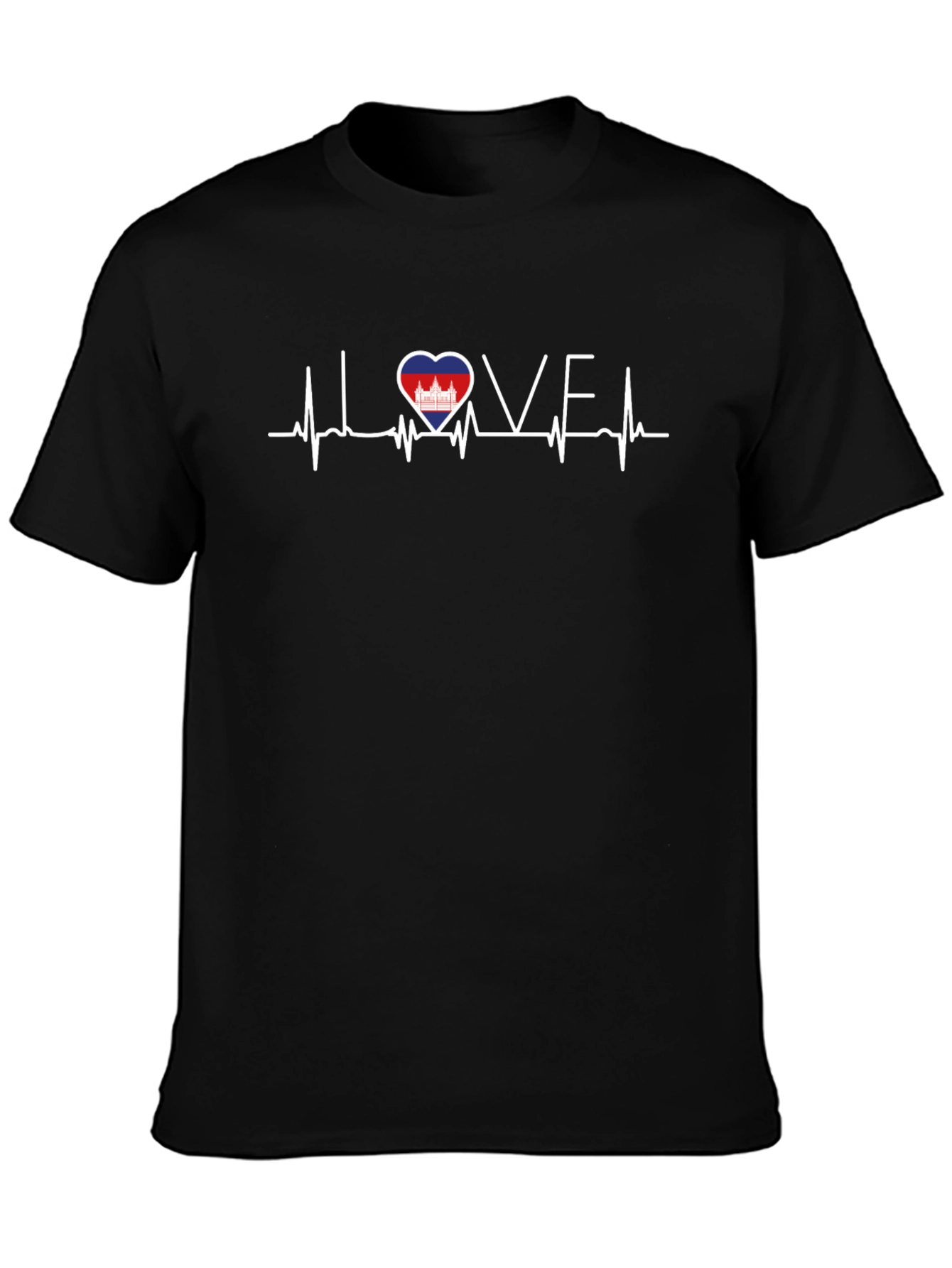 Cambodia Heartbeat Love T-Shirt