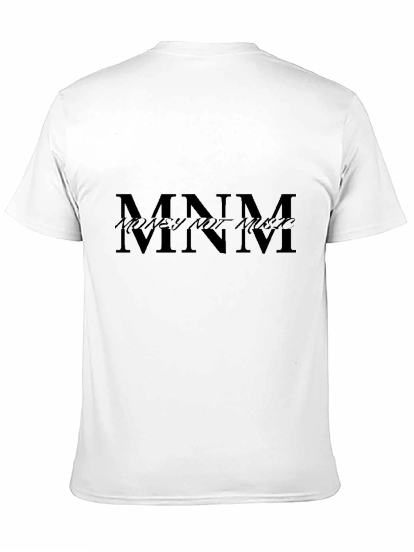 Black MNM Money Not Music Graphic T-Shirt