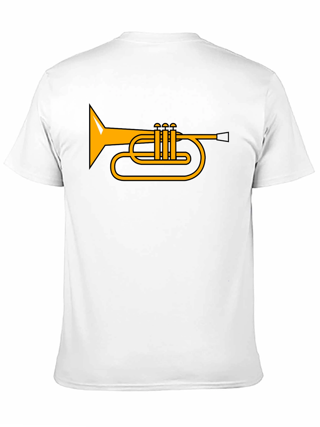 Trumpet Graphic T-Shirt - Music Lover Tee