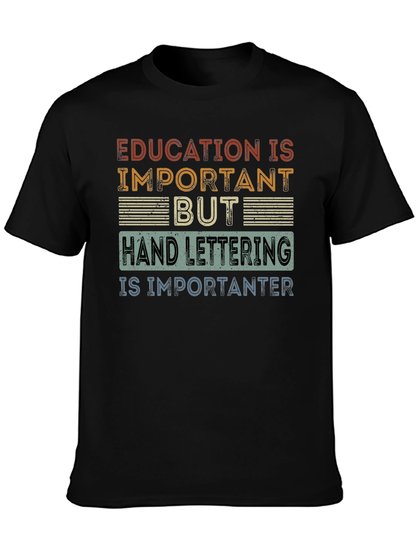 Hand Lettering is Importanter T-Shirt