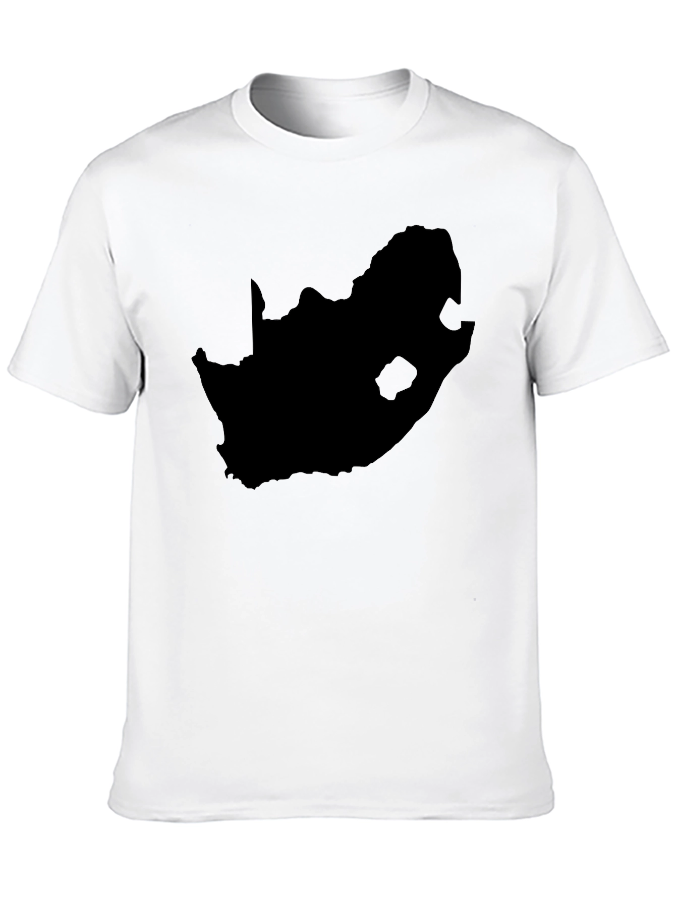 South Africa Map T-Shirt - Black