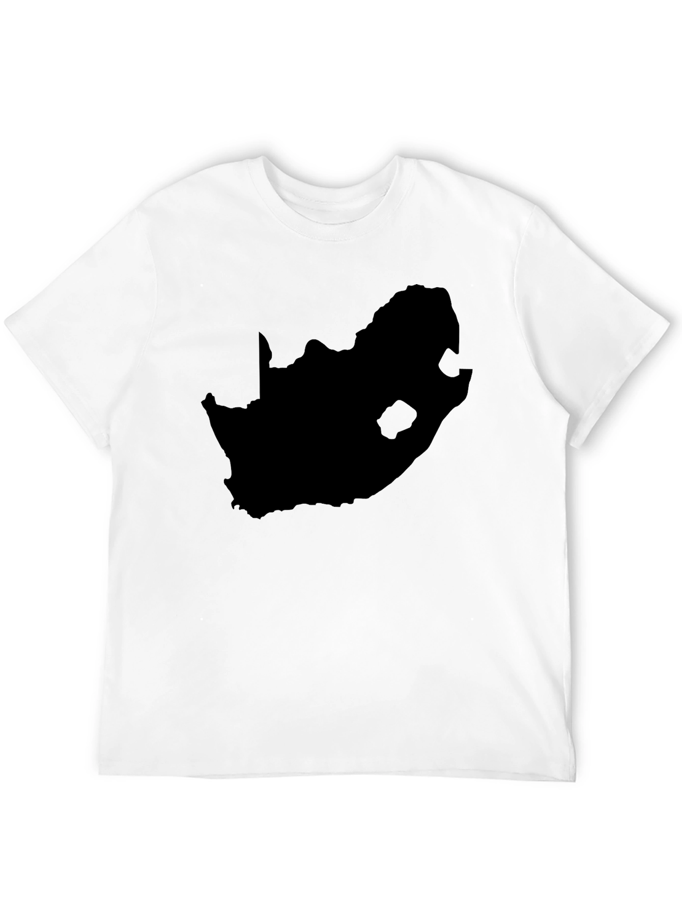 South Africa Map T-Shirt - Black
