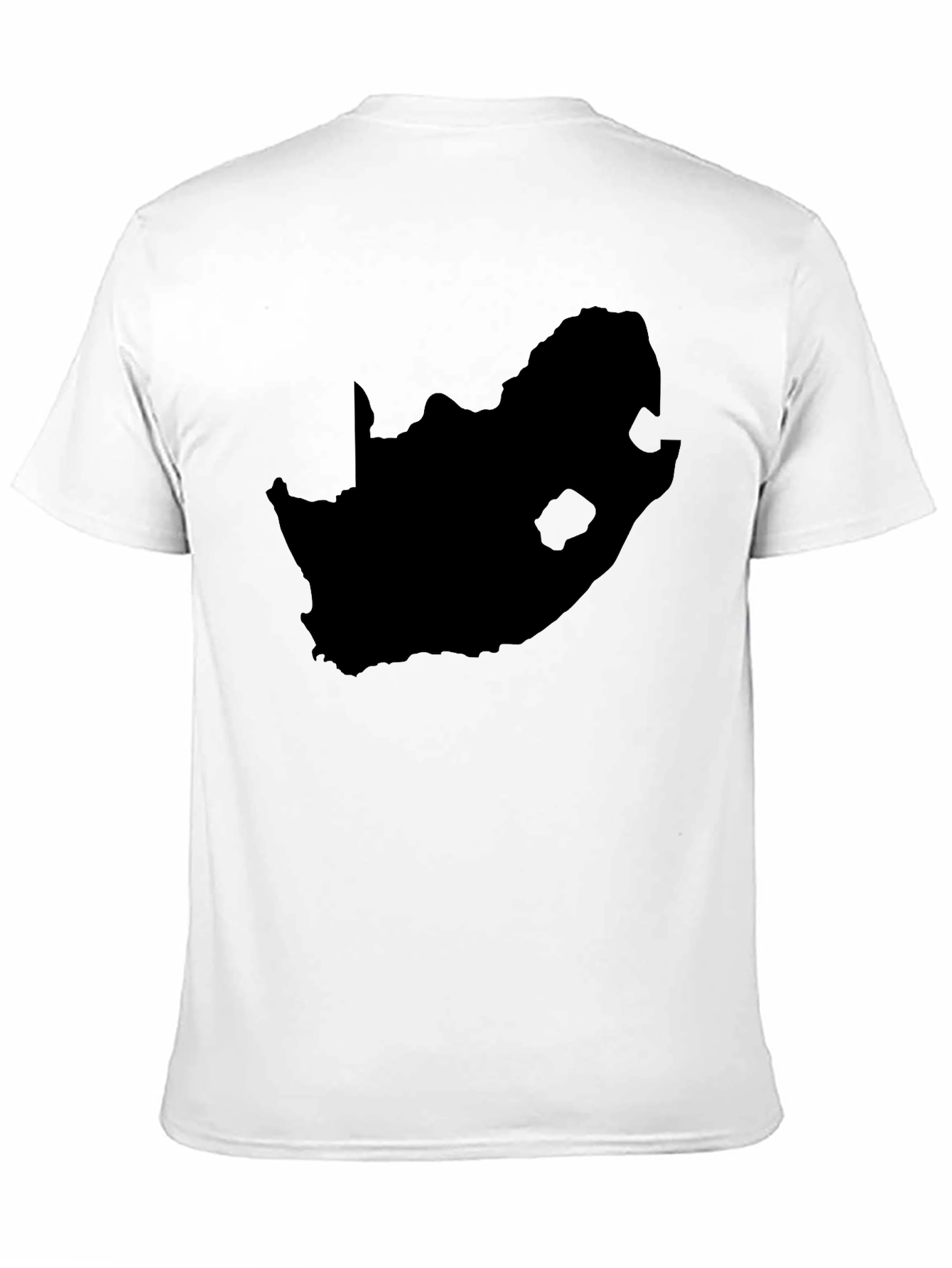 South Africa Map T-Shirt - Black