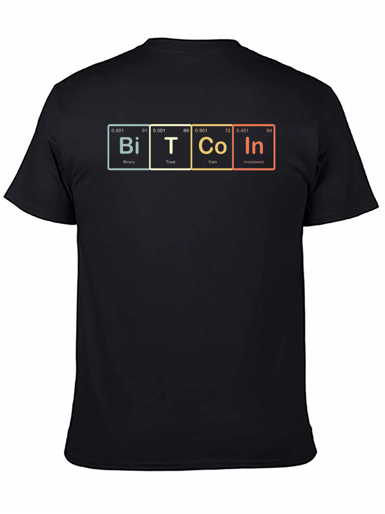 Bitcoin Periodic Table Style T-Shirt