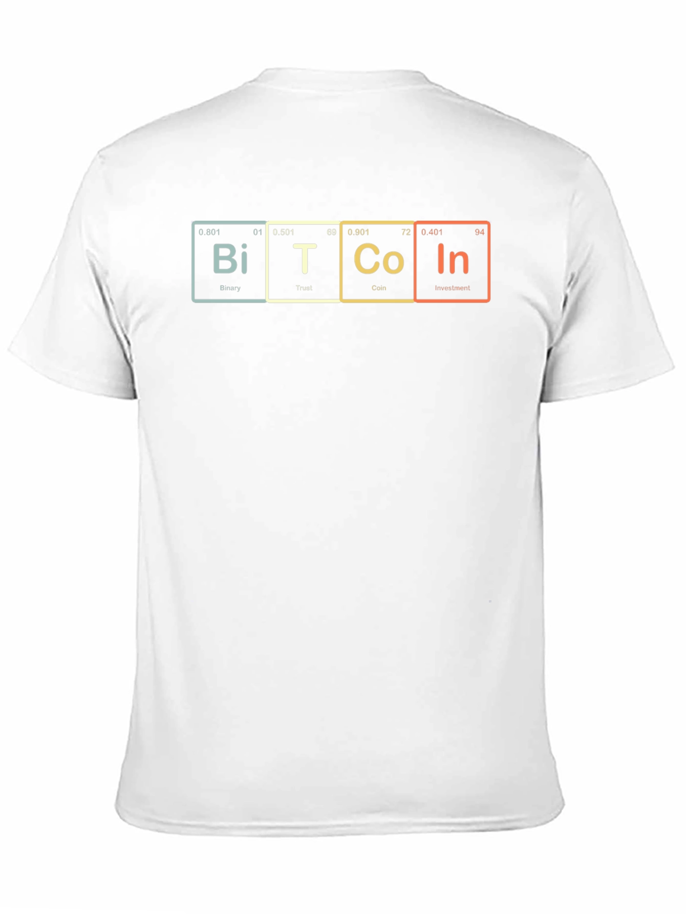 Bitcoin Periodic Table Style T-Shirt