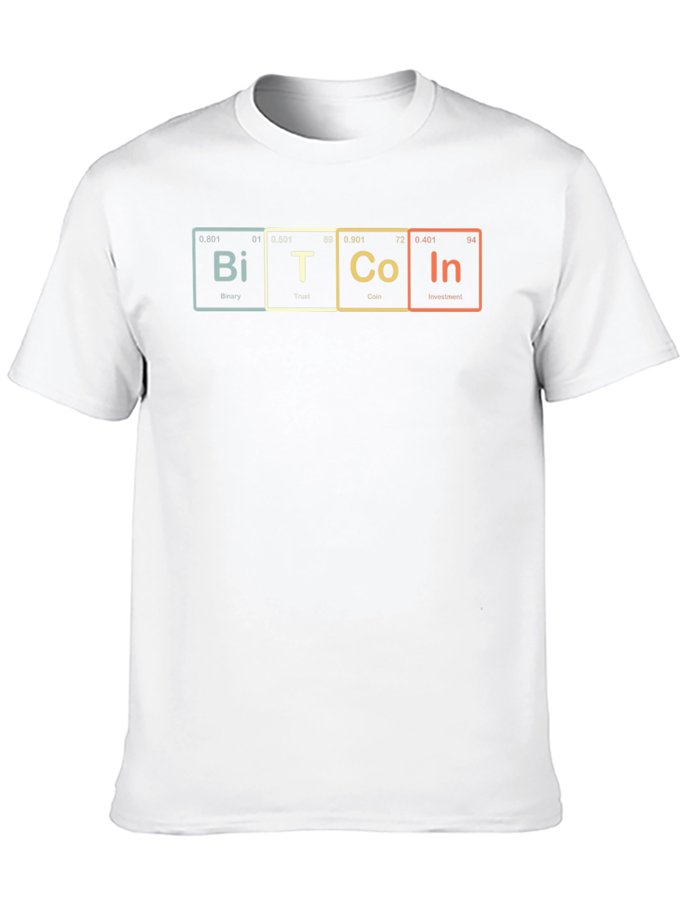 Bitcoin Periodic Table Style T-Shirt