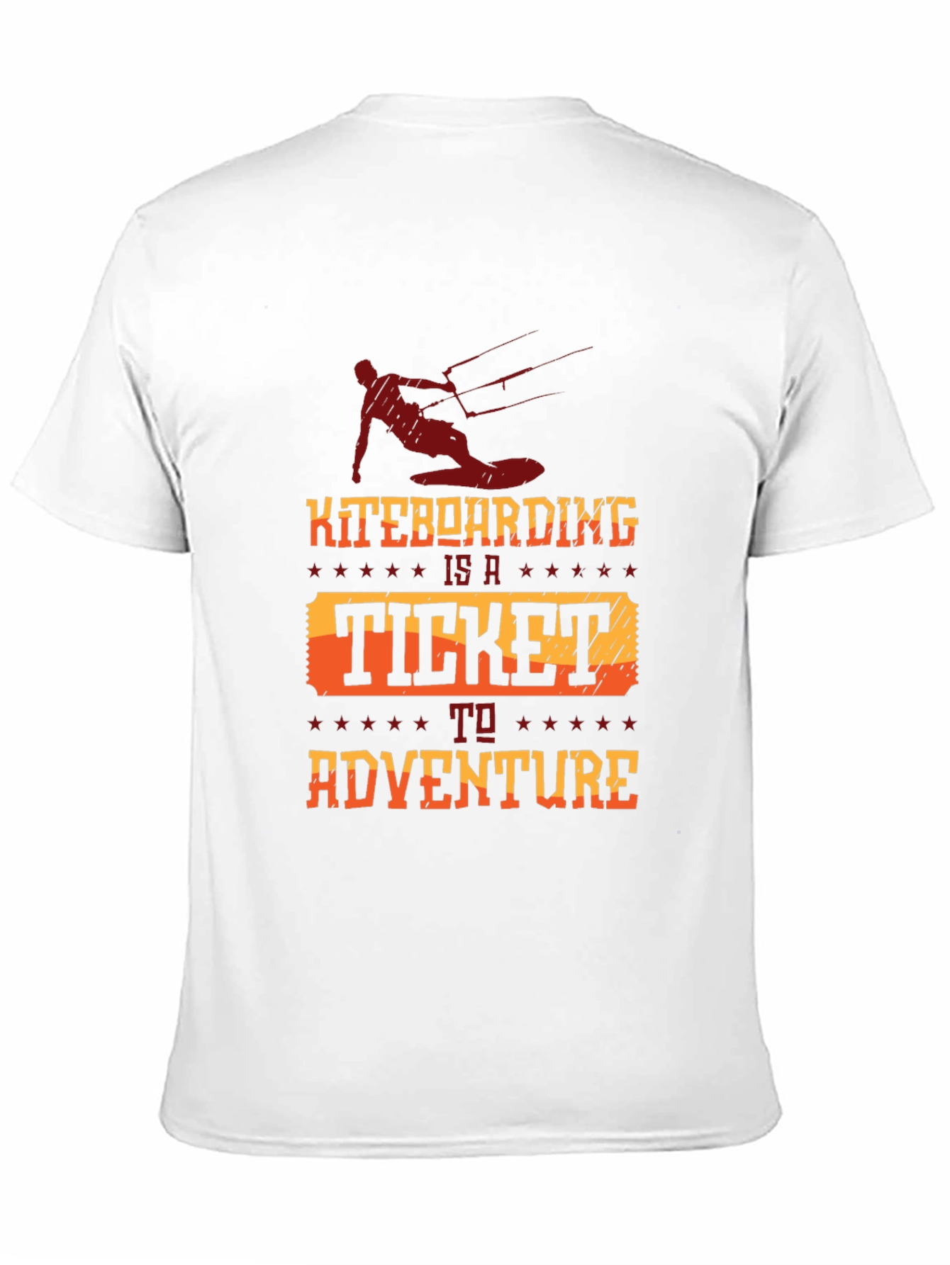 Kiteboarding Adventure T-Shirt - Stylish Black Tee