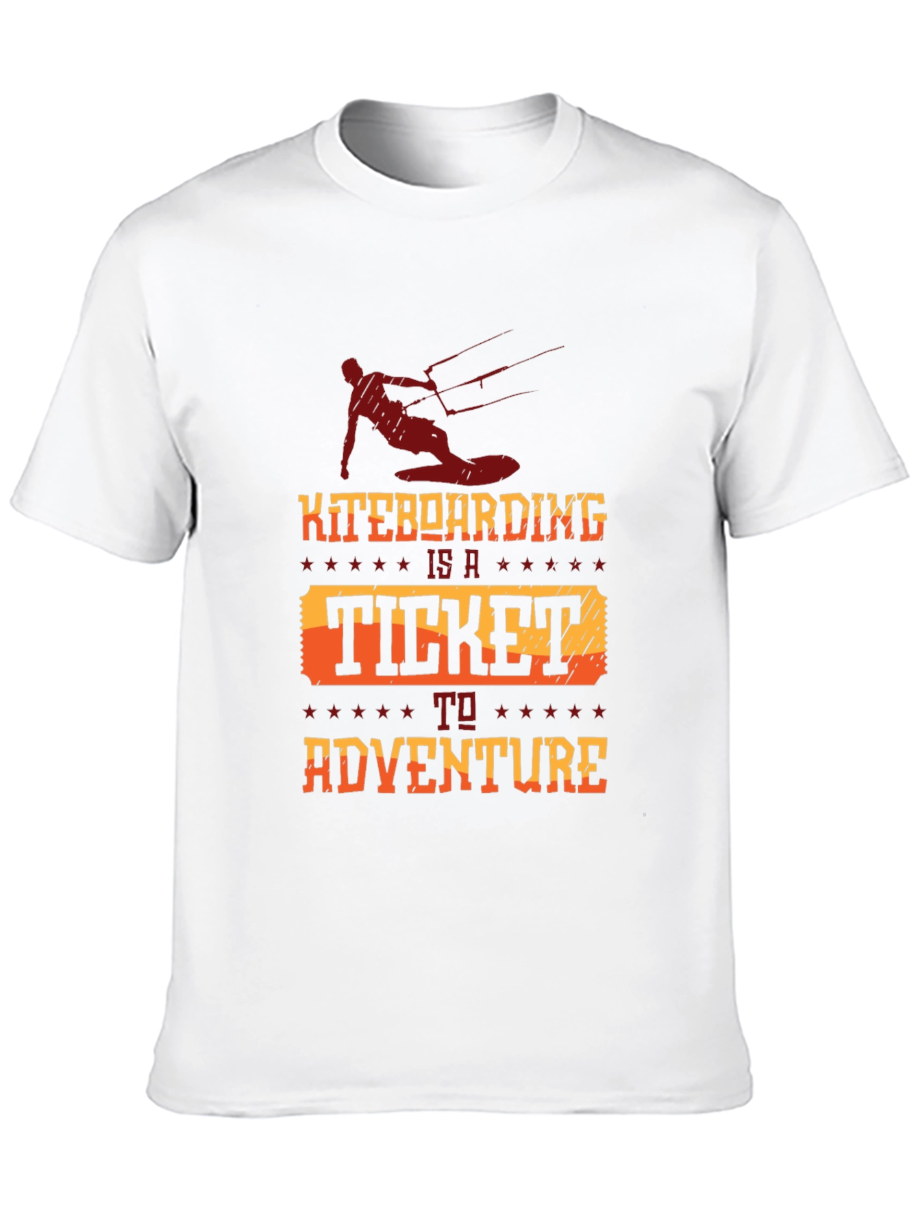 Kiteboarding Adventure T-Shirt - Stylish Black Tee