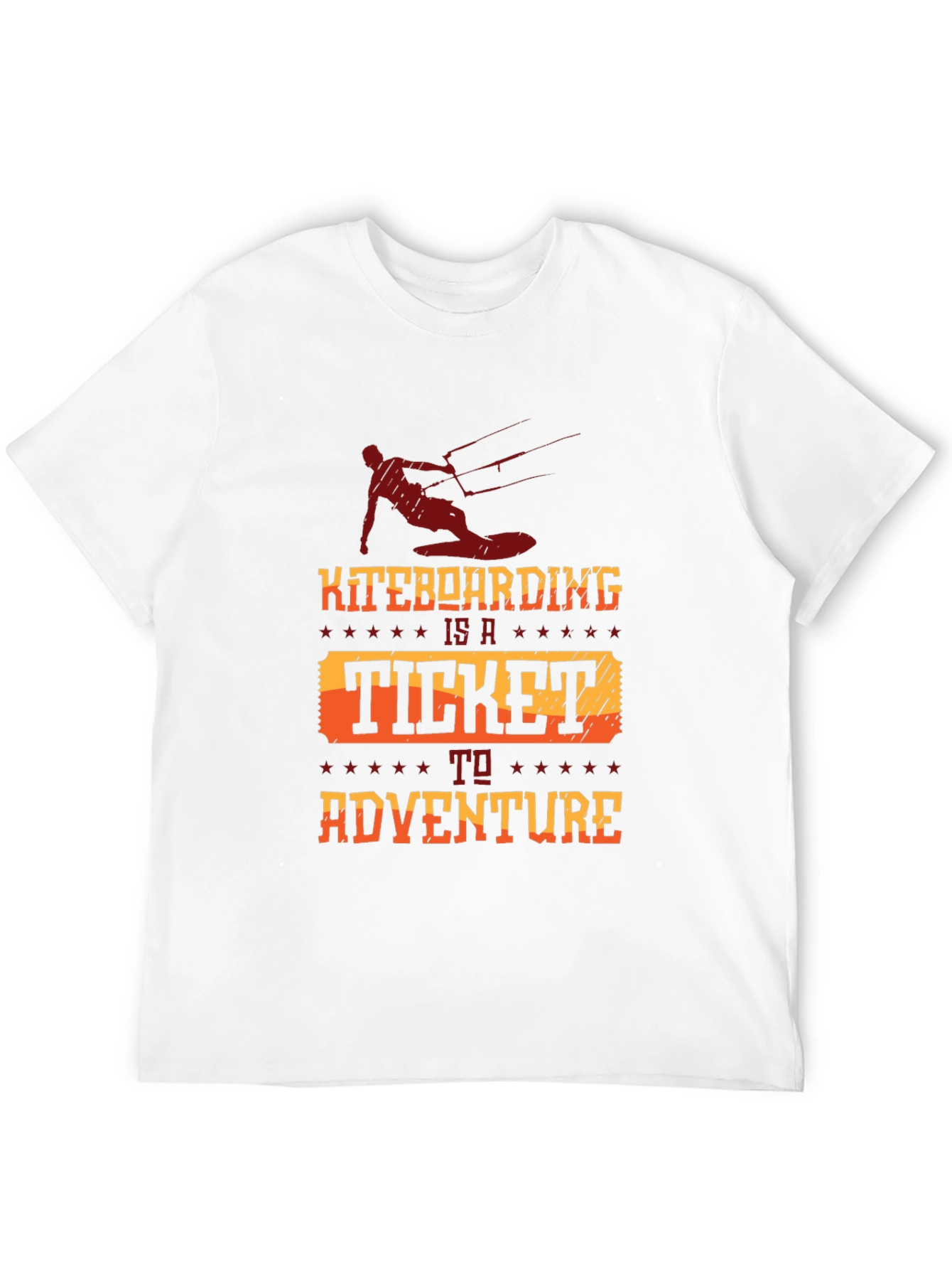 Kiteboarding Adventure T-Shirt - Stylish Black Tee