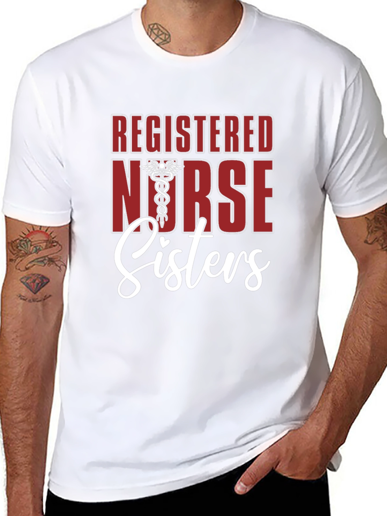 Registered Nurse Sisters Graphic T-Shirt