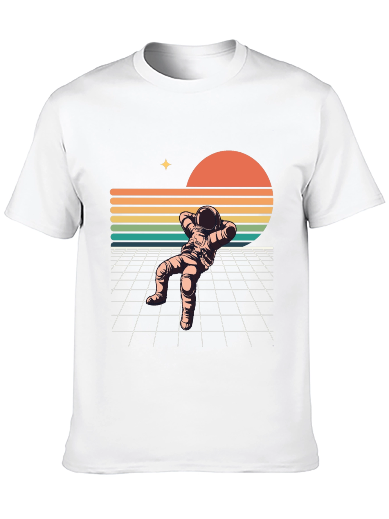 Retro Spaceman Relaxing T-Shirt