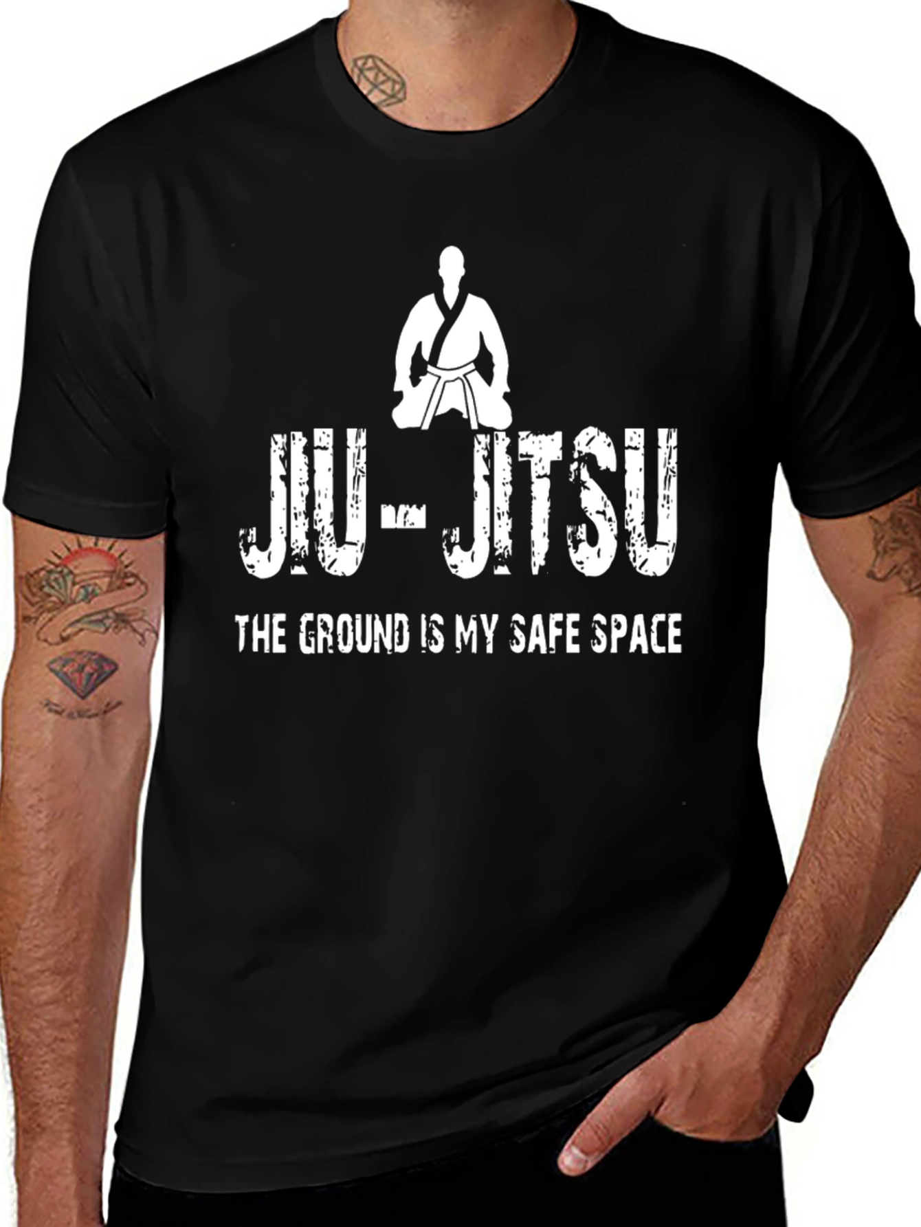 Jiu-Jitsu The Ground Is My Safe Space Graphic T-Shirt