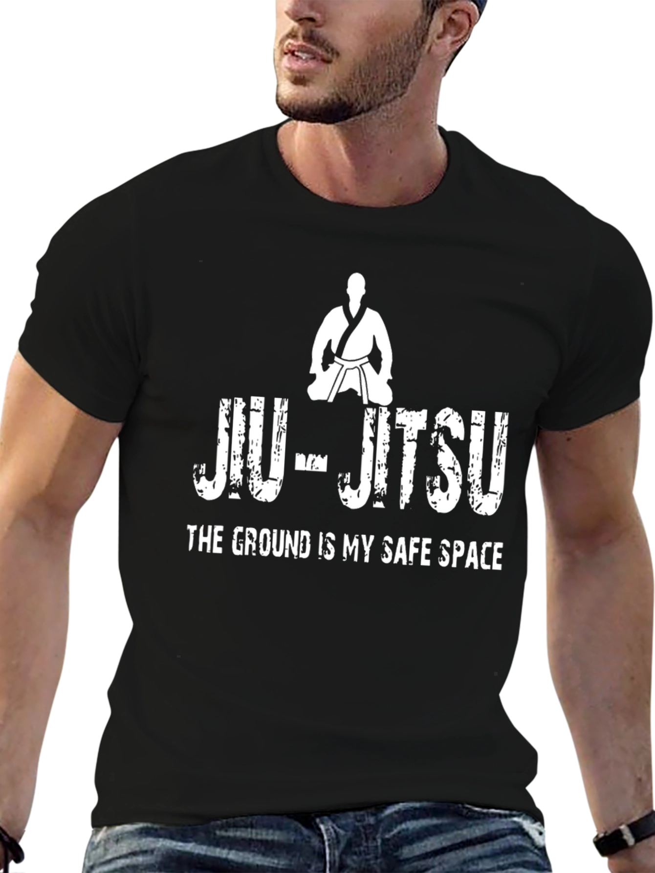 Jiu-Jitsu The Ground Is My Safe Space Graphic T-Shirt