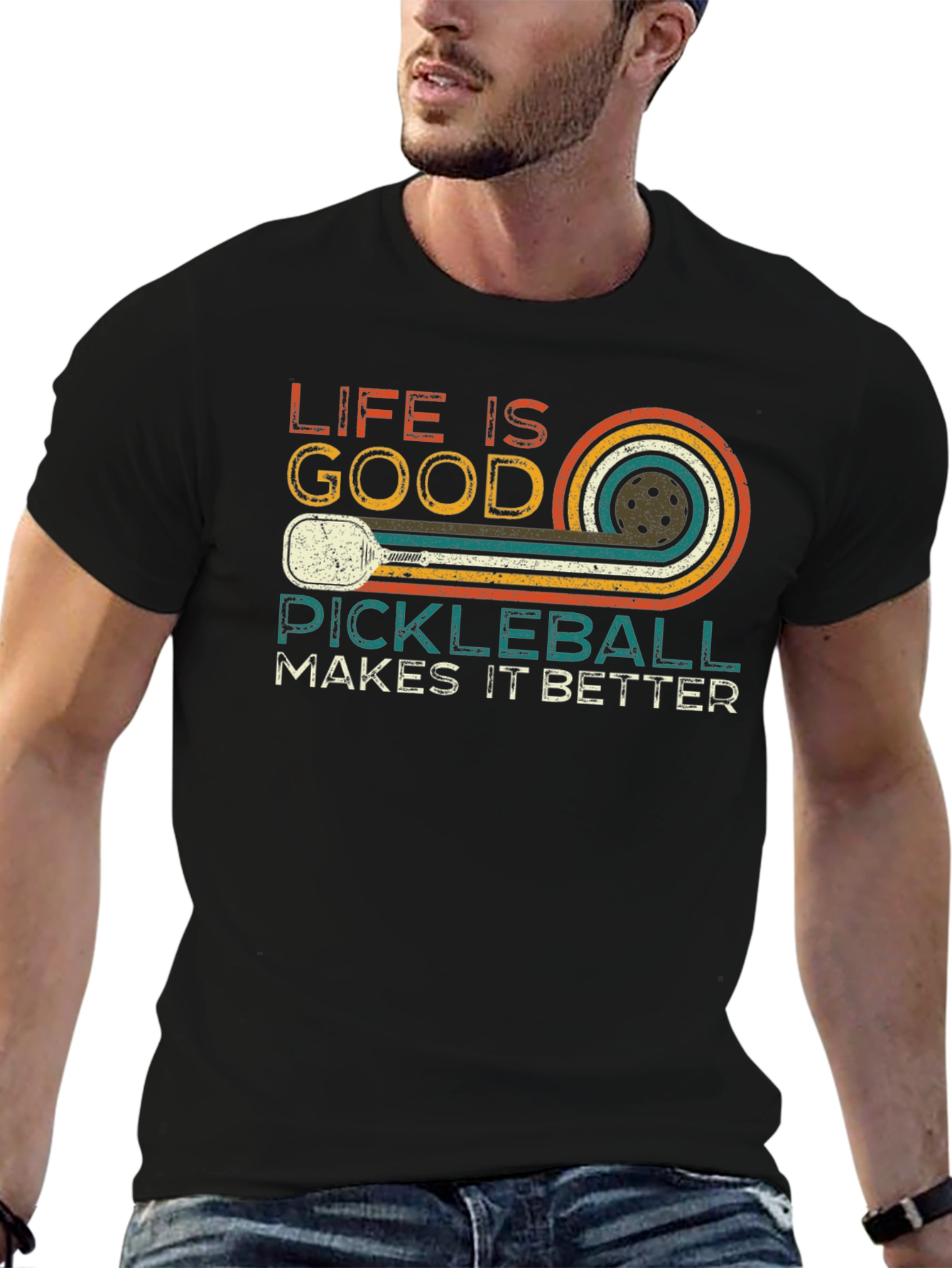 Life is Good Pickleball T-Shirt
