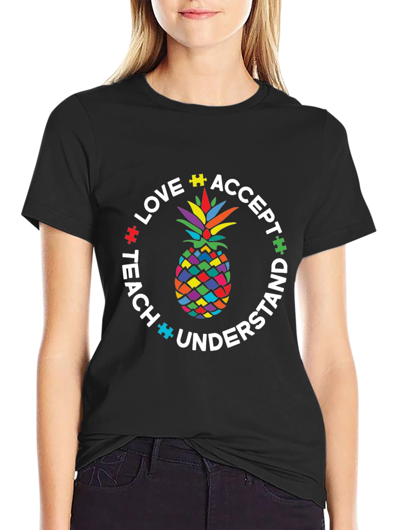 Autism Awareness Pineapple T-Shirt