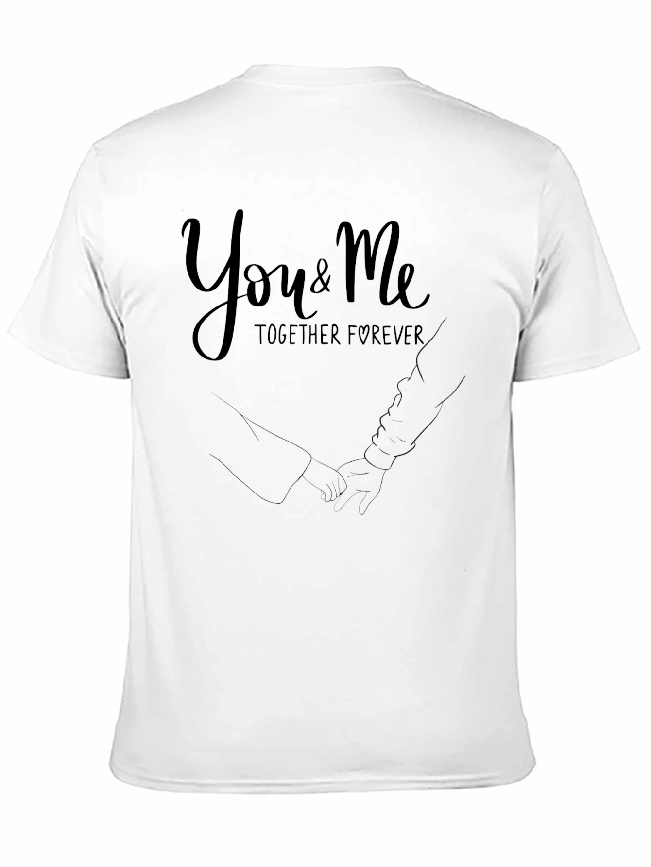 You & Me Forever Black T-Shirt