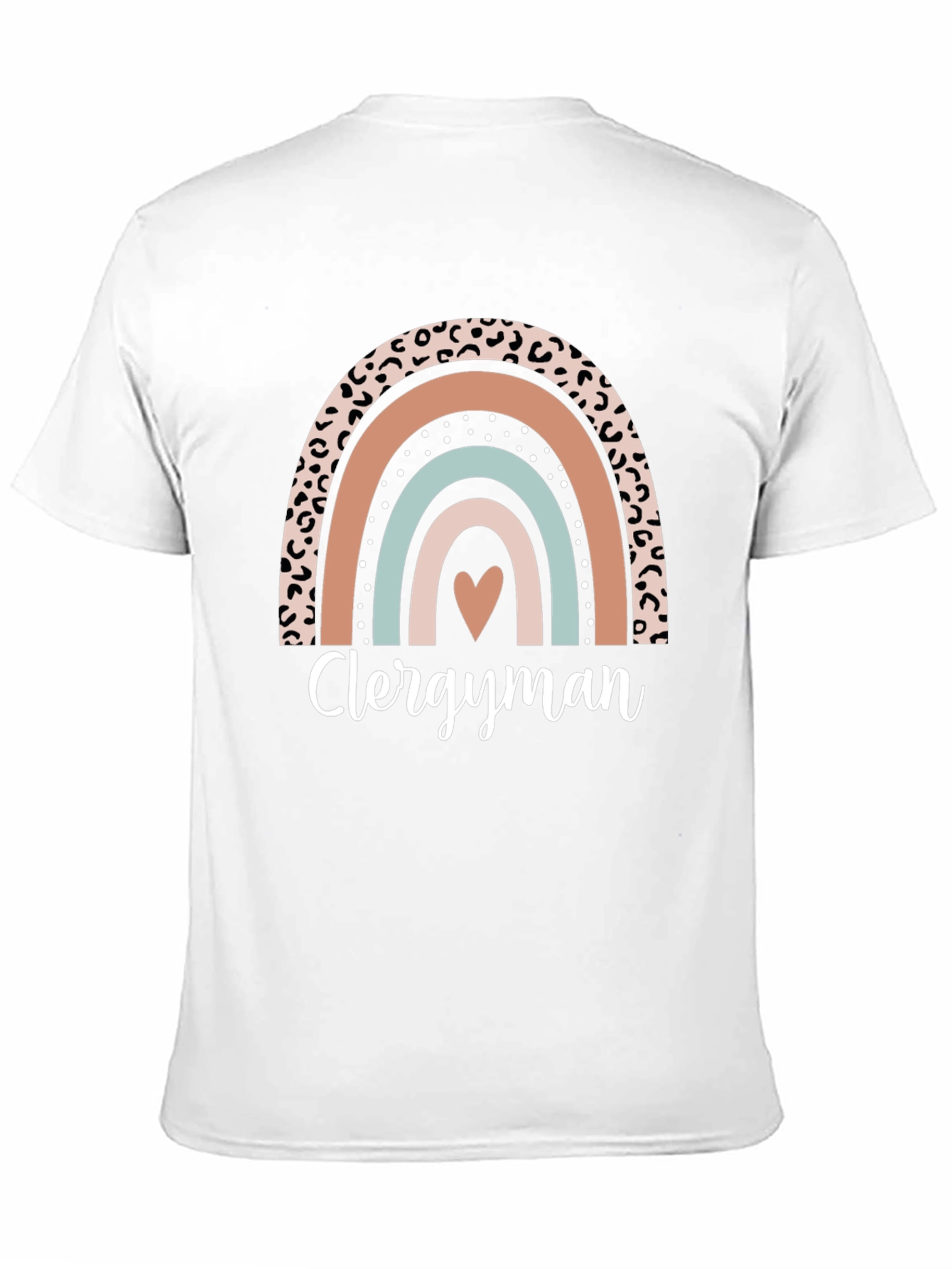 Clergyman Rainbow Heart T-Shirt