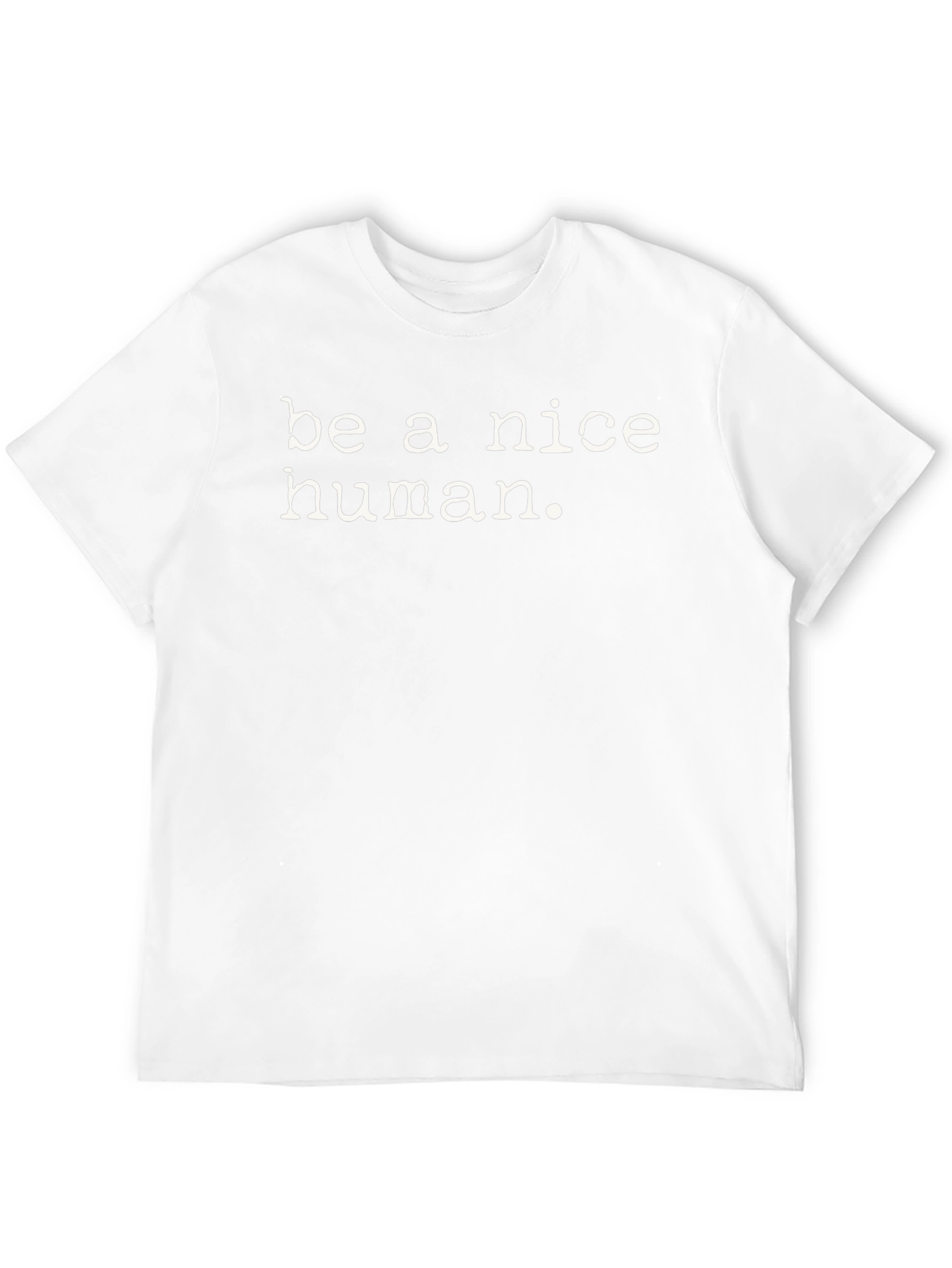Be A Nice Human Black T-Shirt
