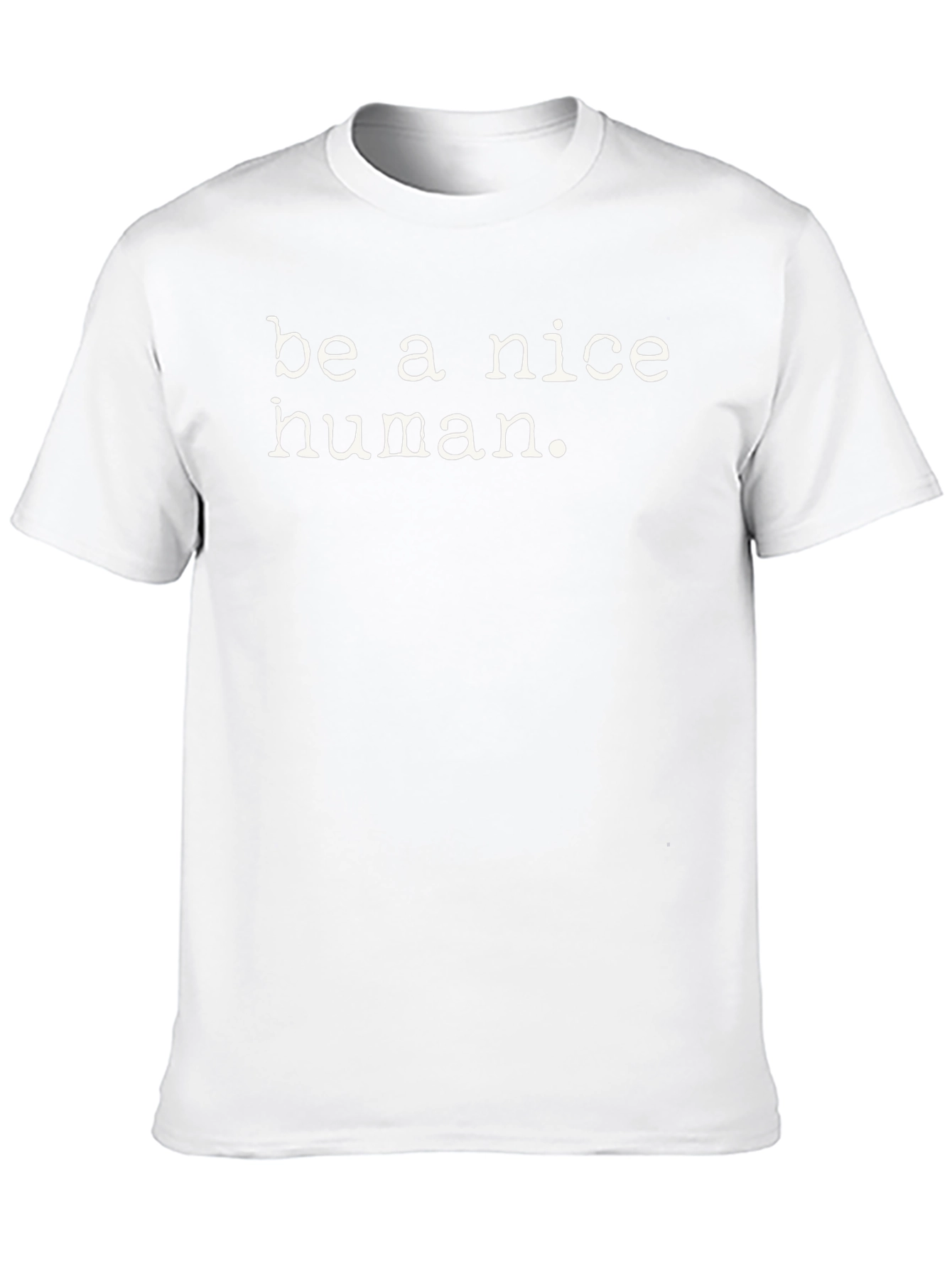 Be A Nice Human Black T-Shirt