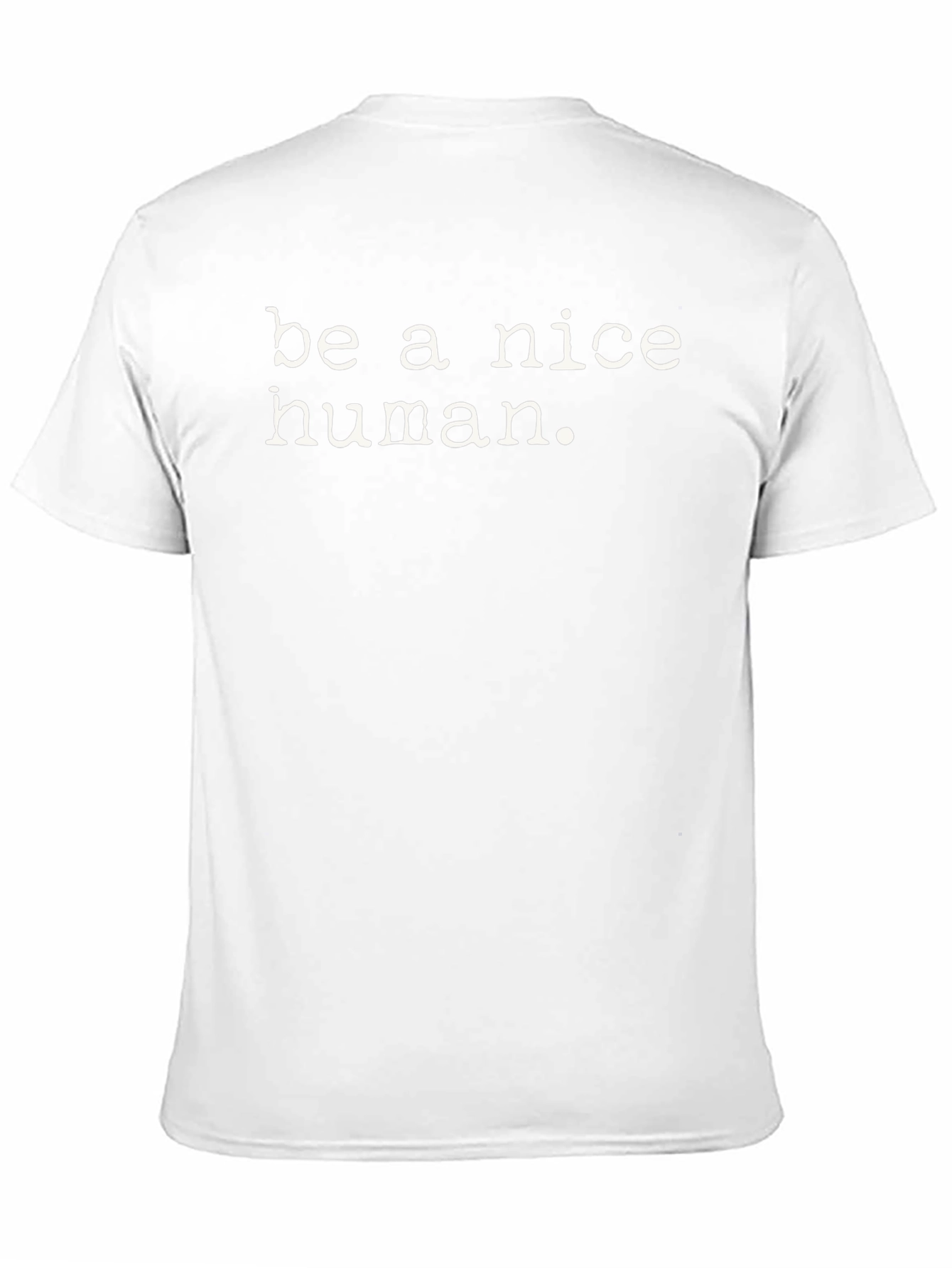 Be A Nice Human Black T-Shirt